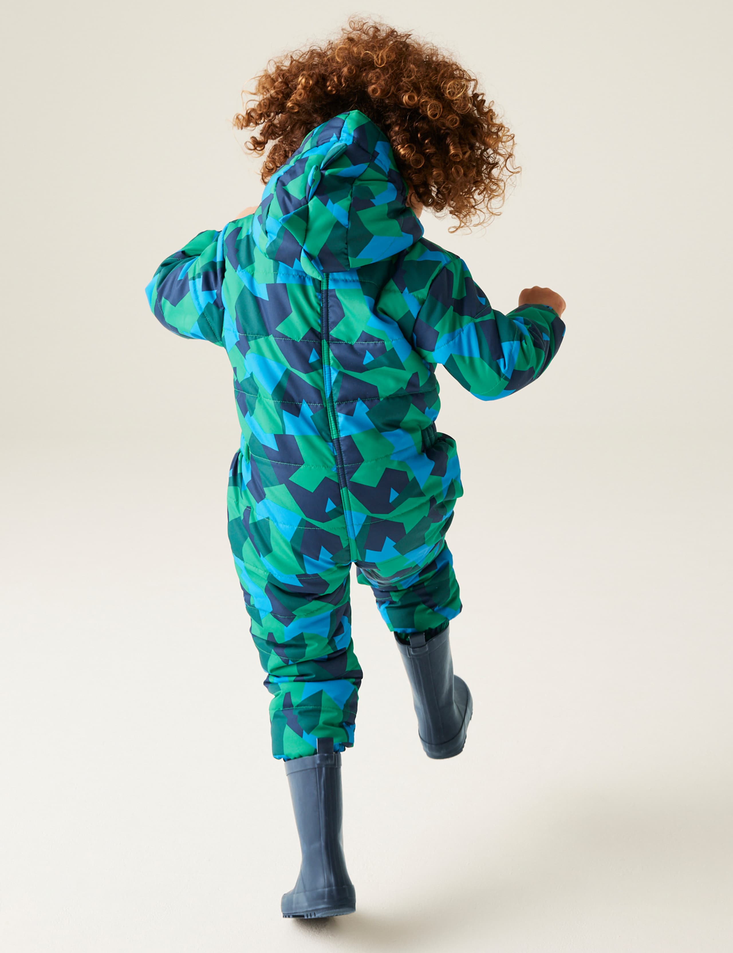 Penrose Hooded Printed Puddlesuit (9 Mths-6 Yrs) 3 of 6