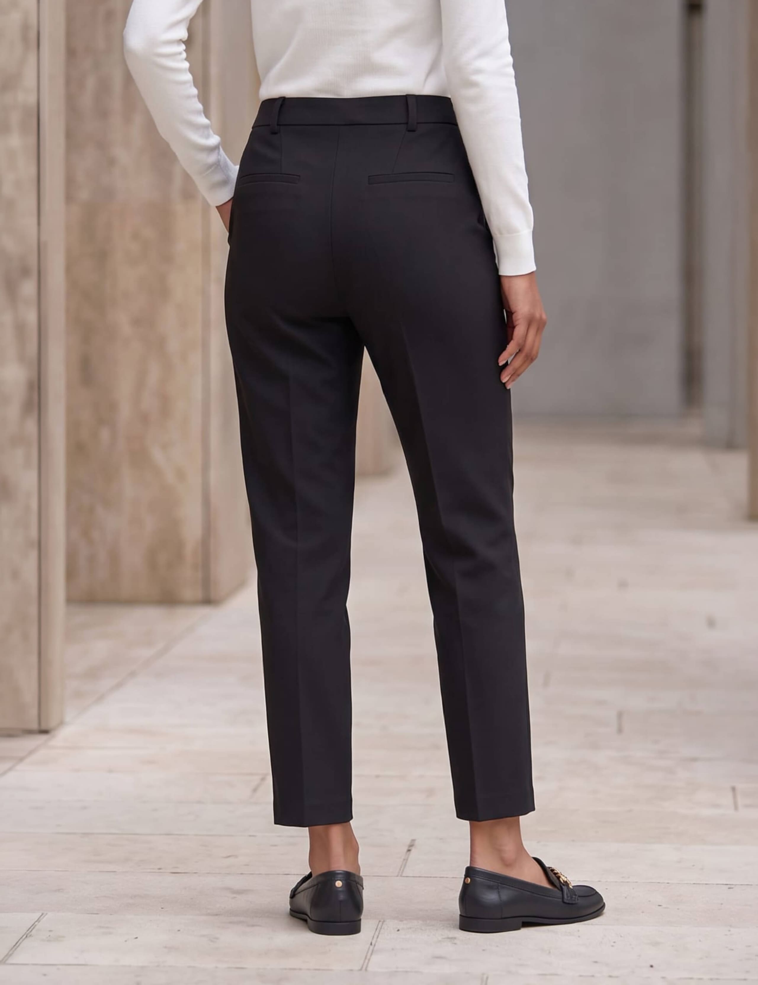 Slim Fit Ankle Grazer Trousers 2 of 4