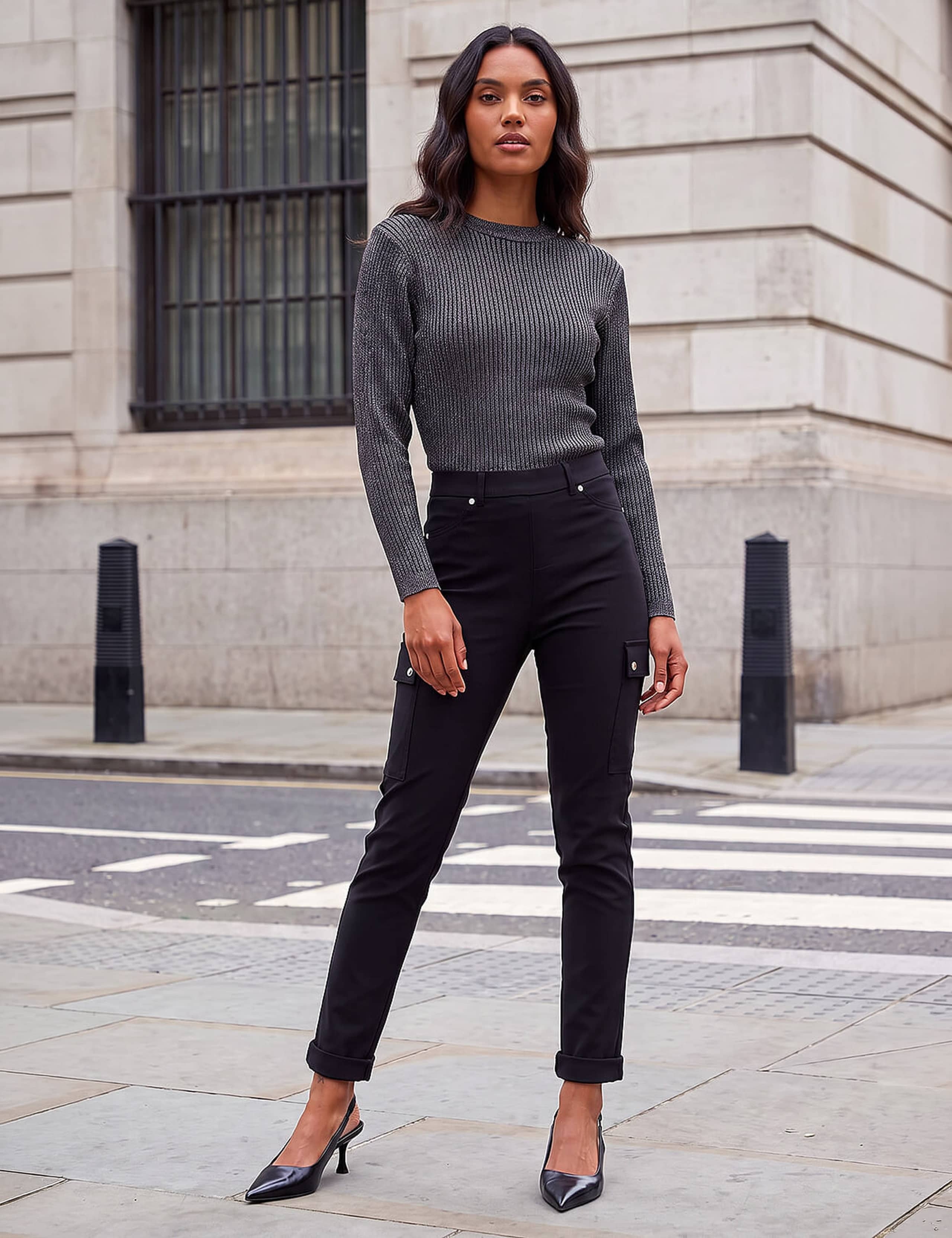 Cargo Straight Leg Trousers 3 of 4