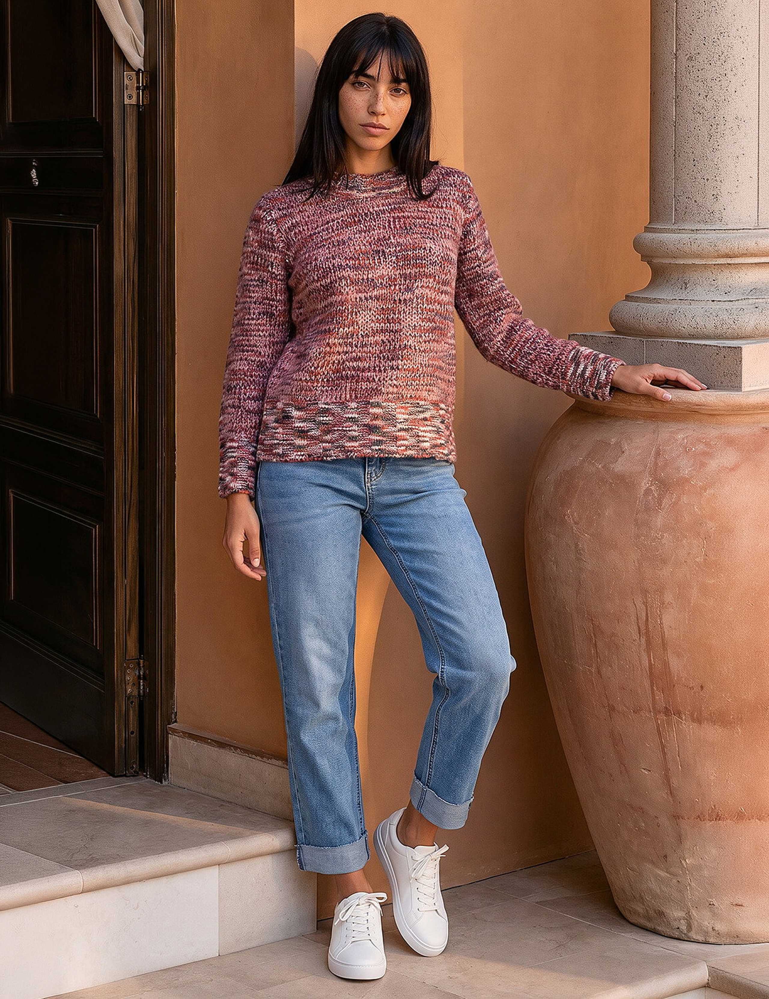 Petite Textured Crew Neck Jumper 2 of 4