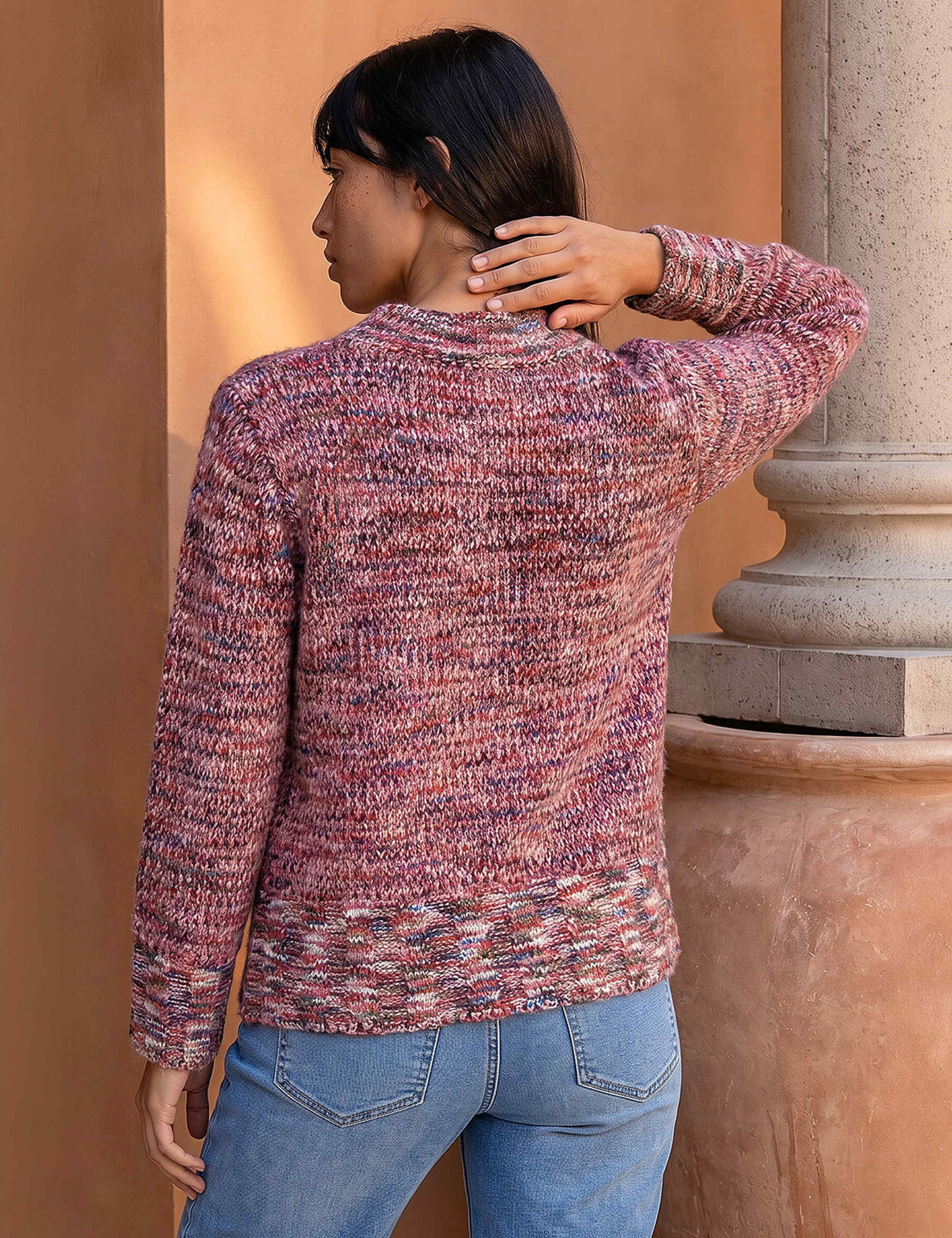 Petite Textured Crew Neck Jumper 3 of 4