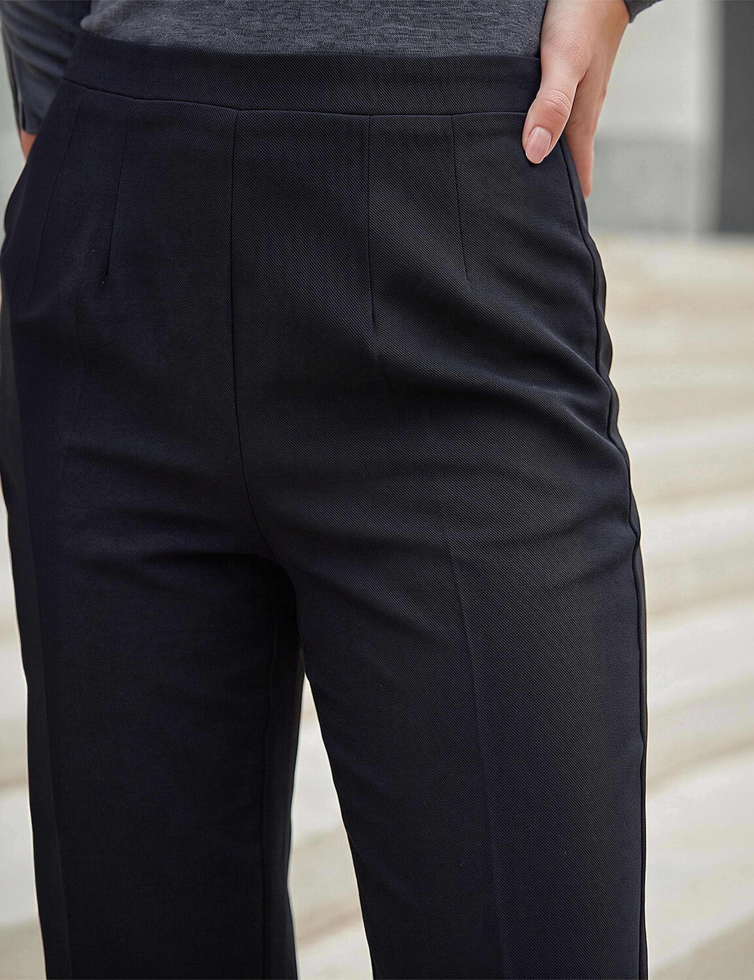 Petite Jersey Straight Leg Trousers 4 of 4