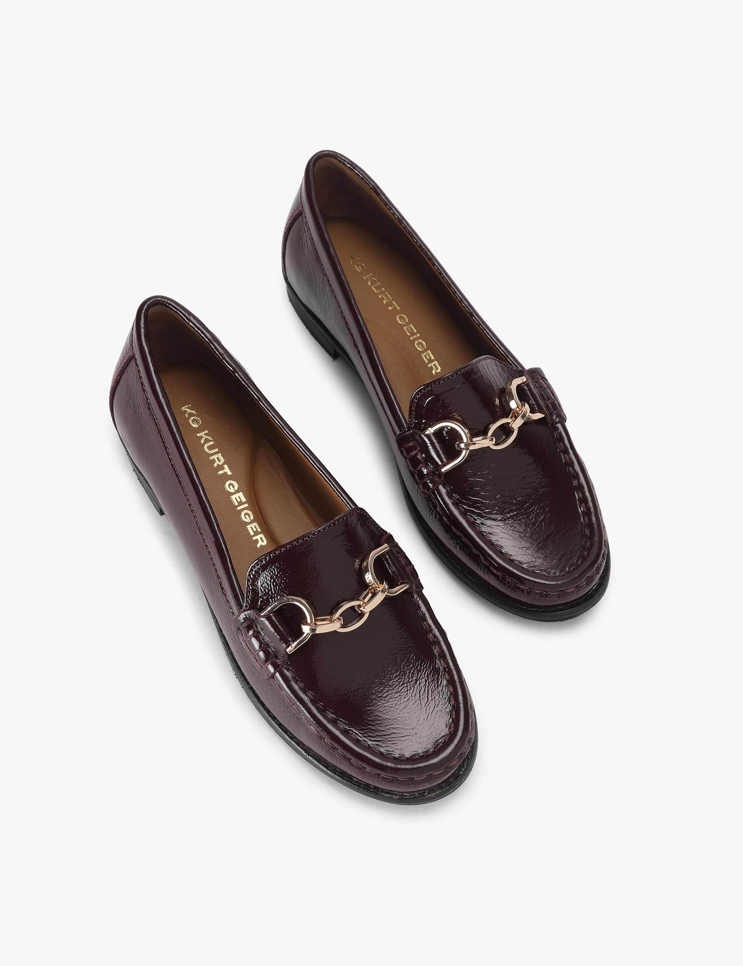 Leather Buckle Detail Loafers 3 of 4