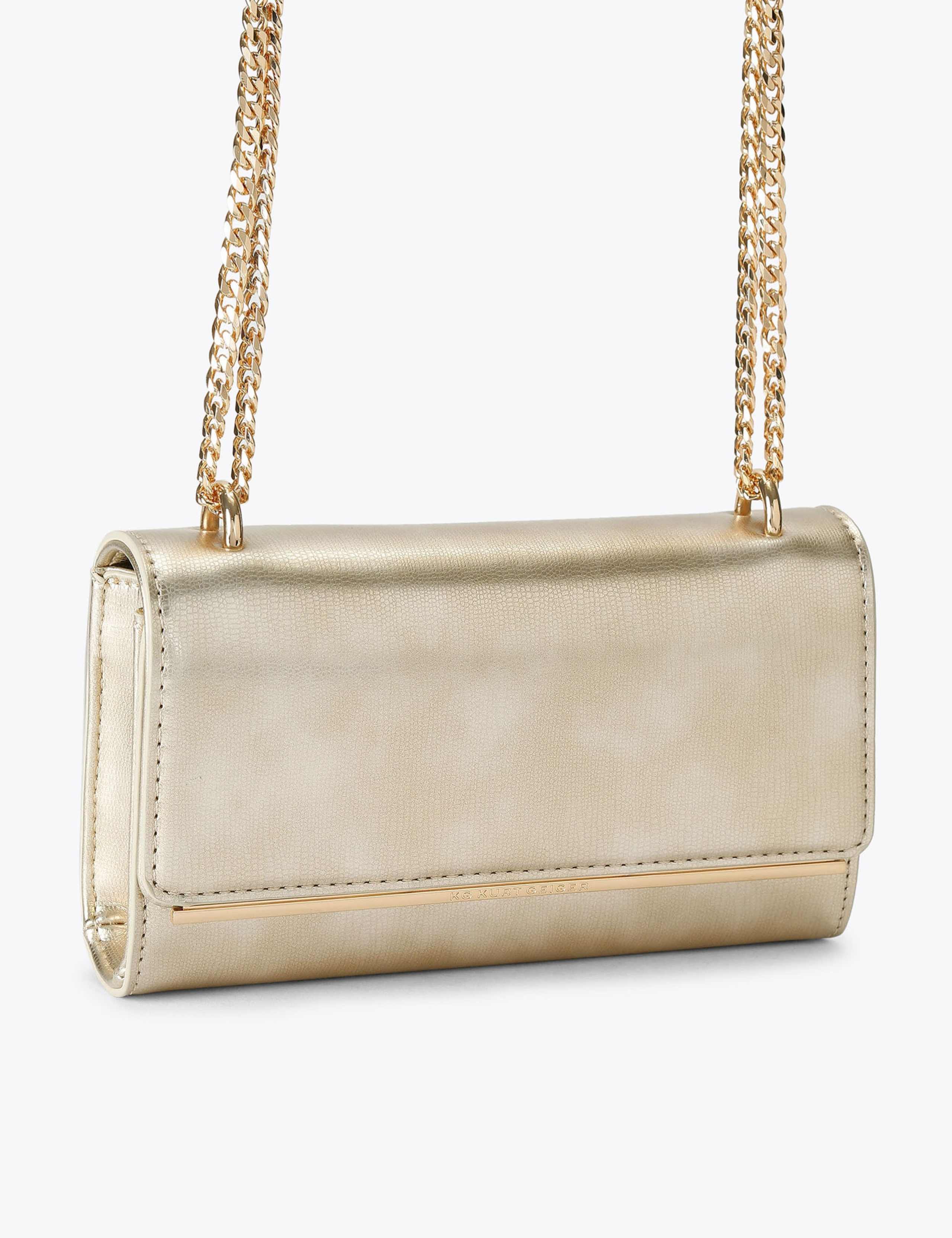 Faux Leather Clutch Bag 2 of 4