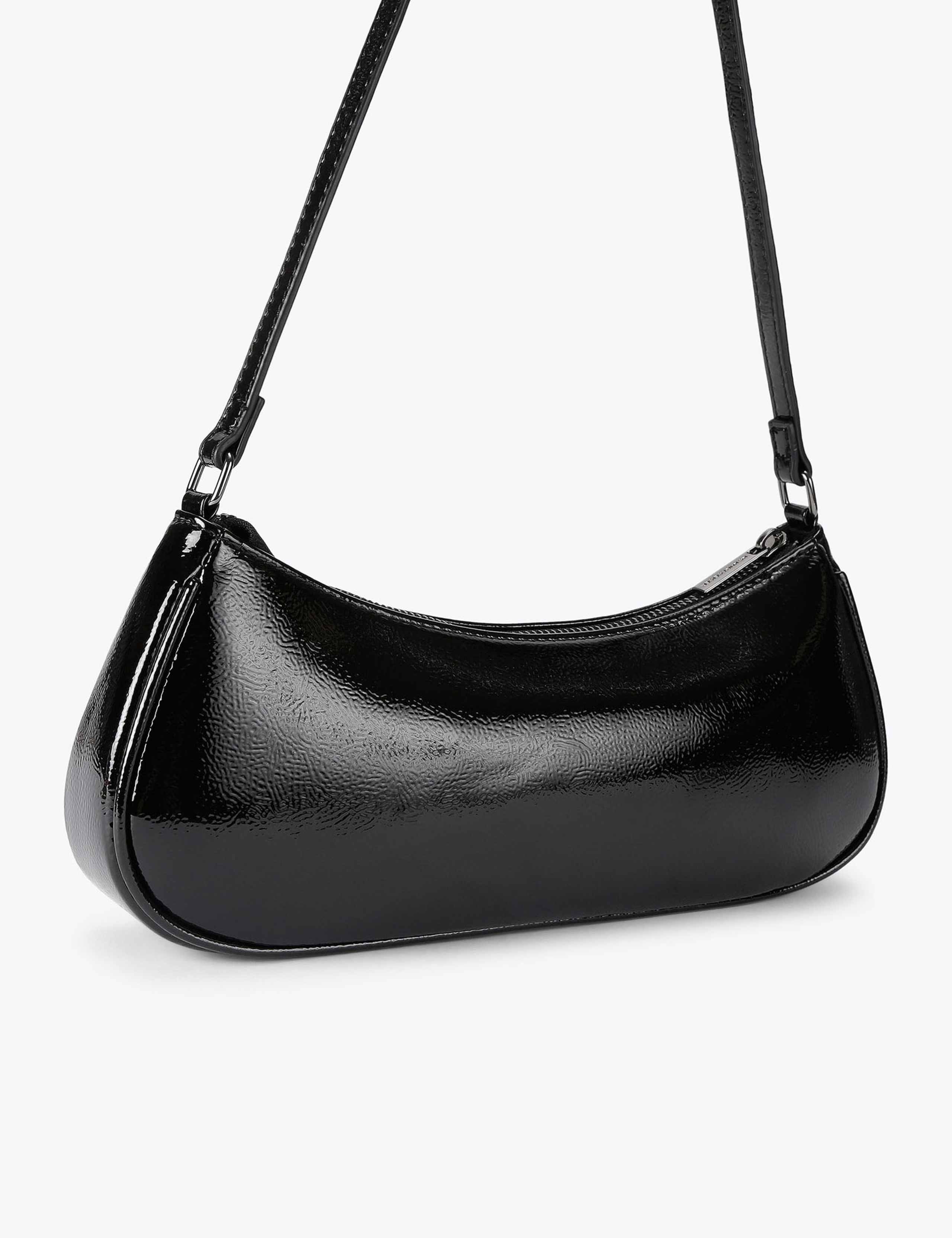 Faux Leather Shoulder Bag 3 of 4