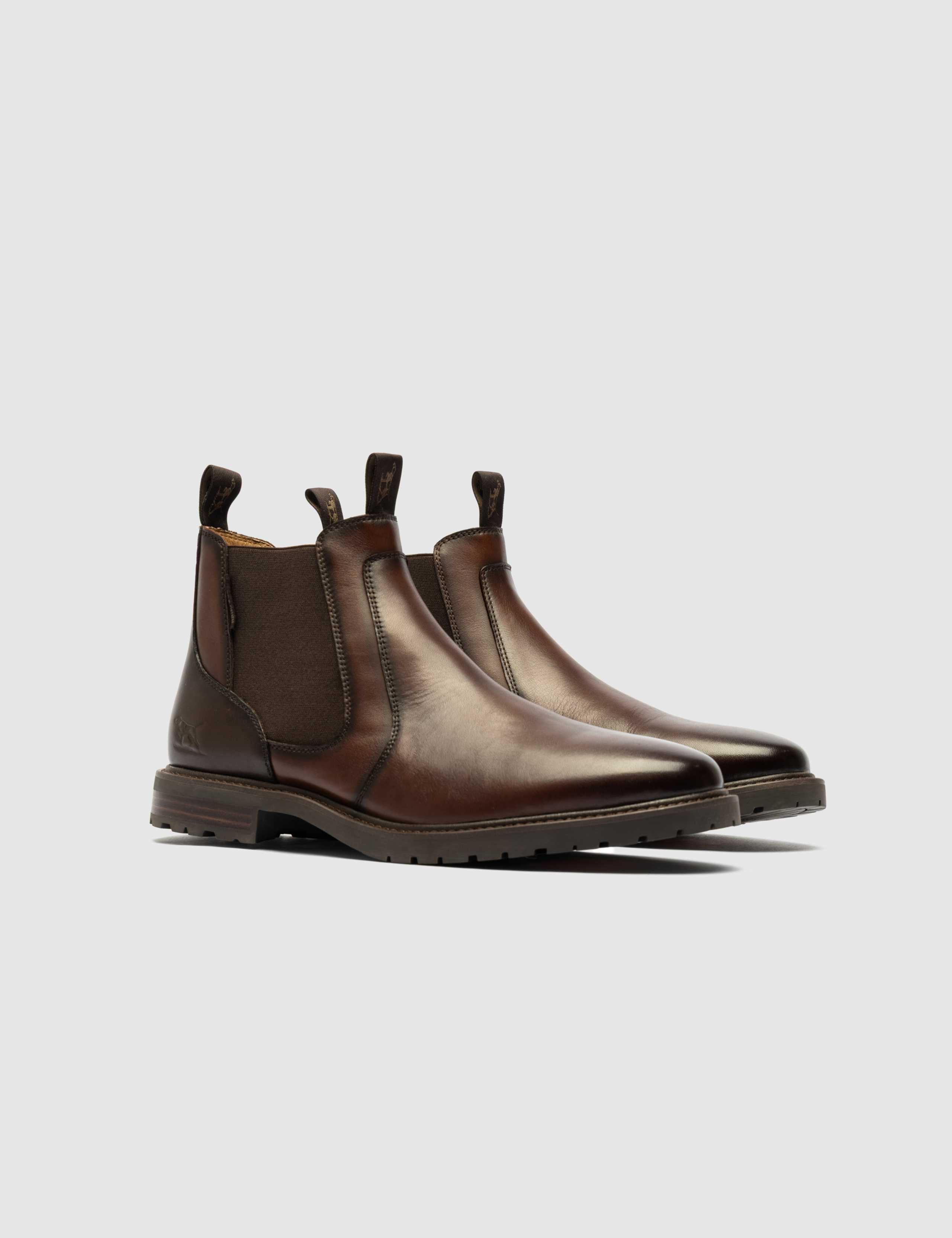 Leather Slip On Chelsea Boots 2 of 10