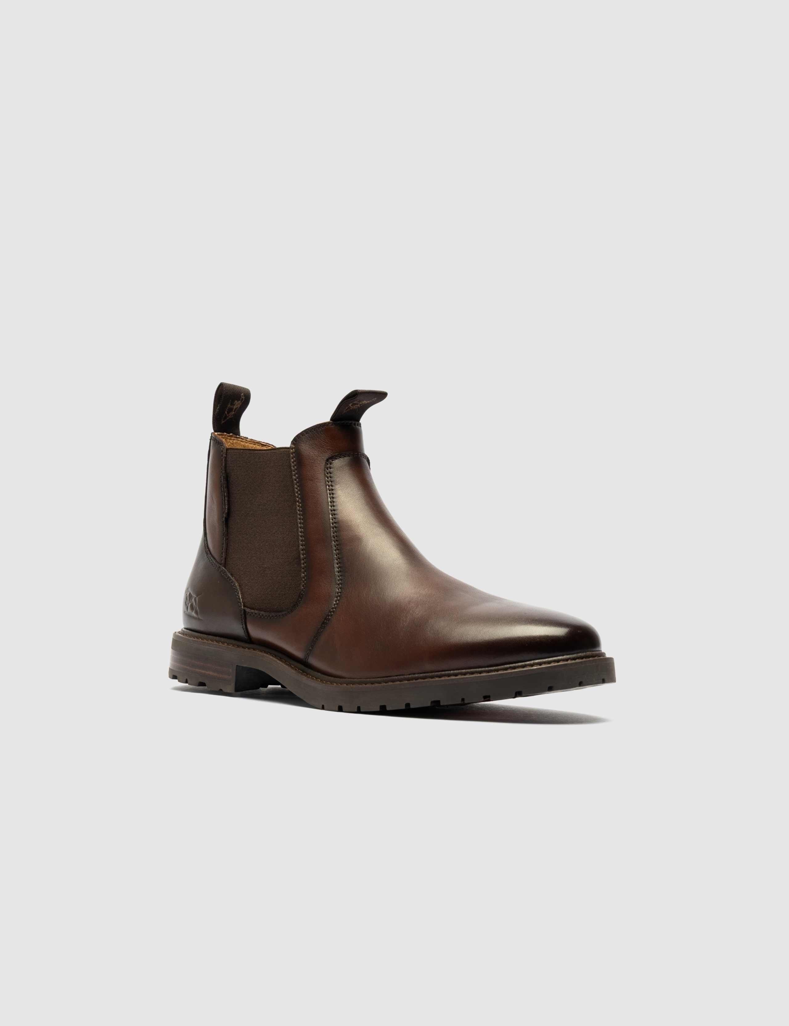 Leather Slip On Chelsea Boots 4 of 10