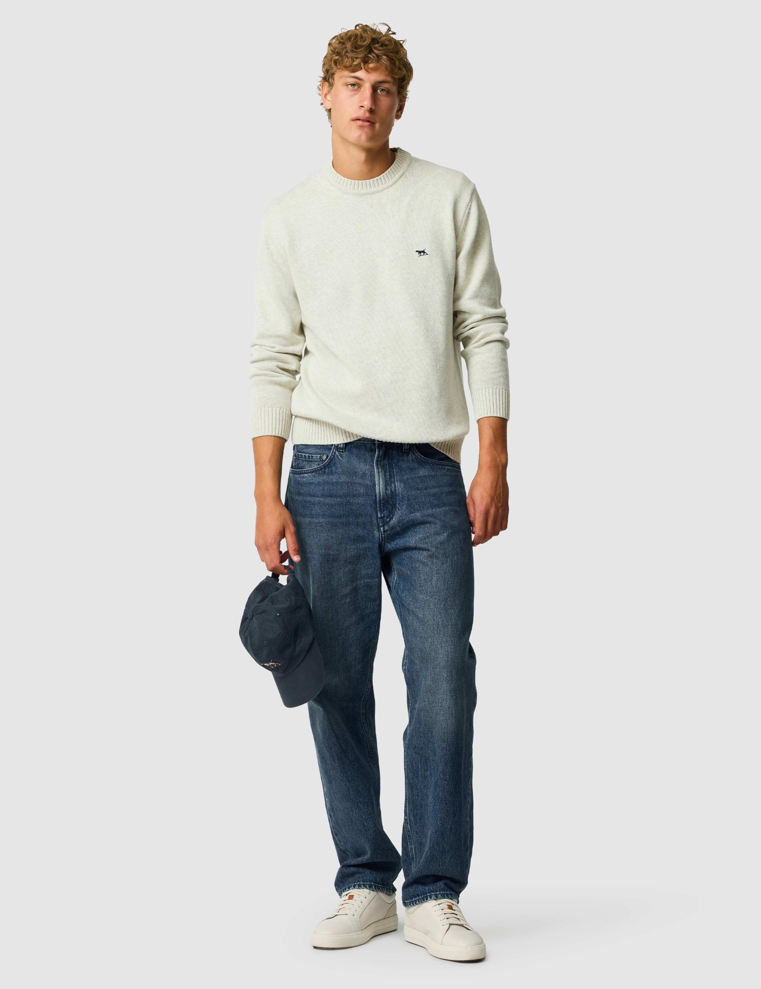 Loose Fit Jeans With Vintage Wash 2 of 7