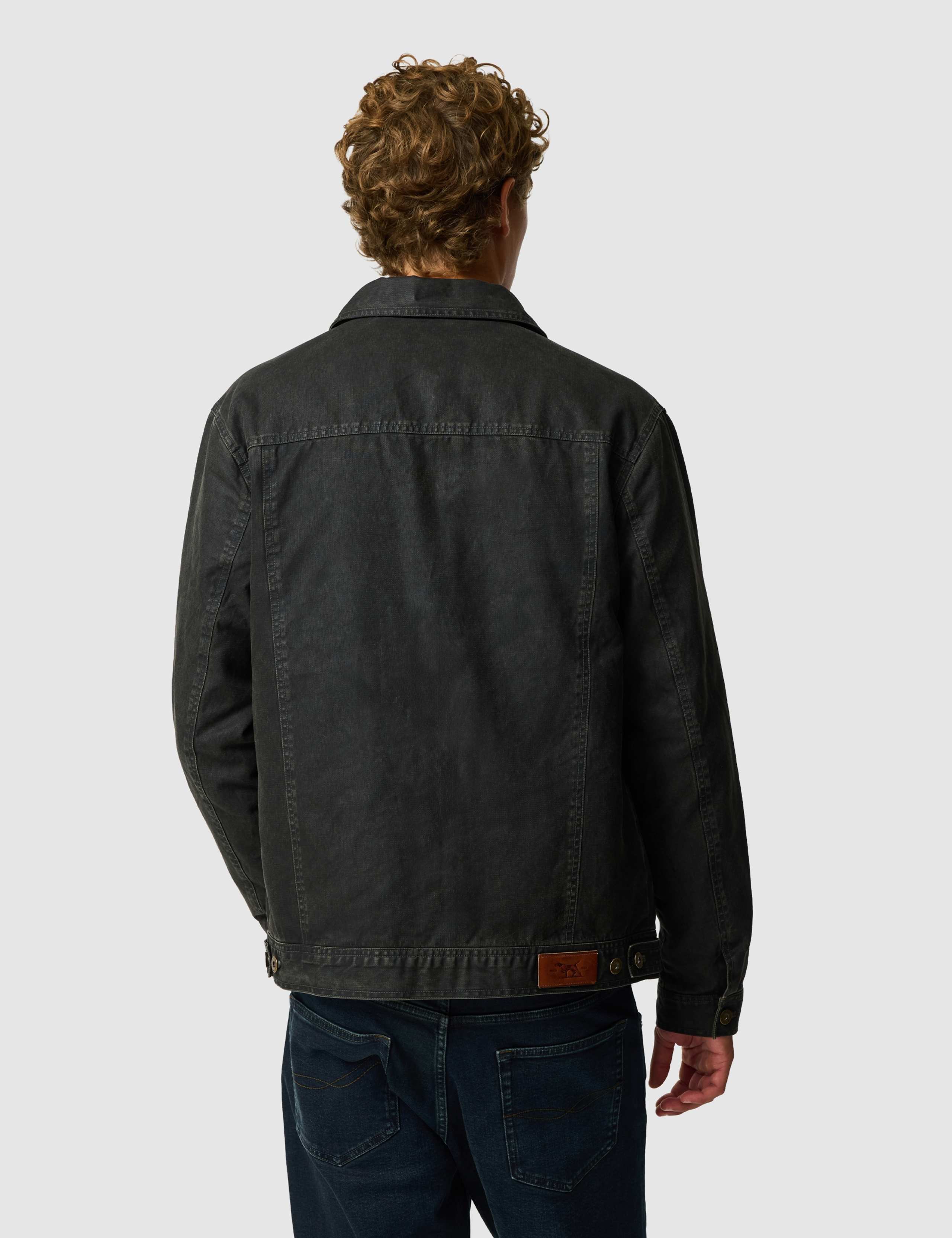 Pure Cotton Textured Padded Trucker Jacket 3 of 6