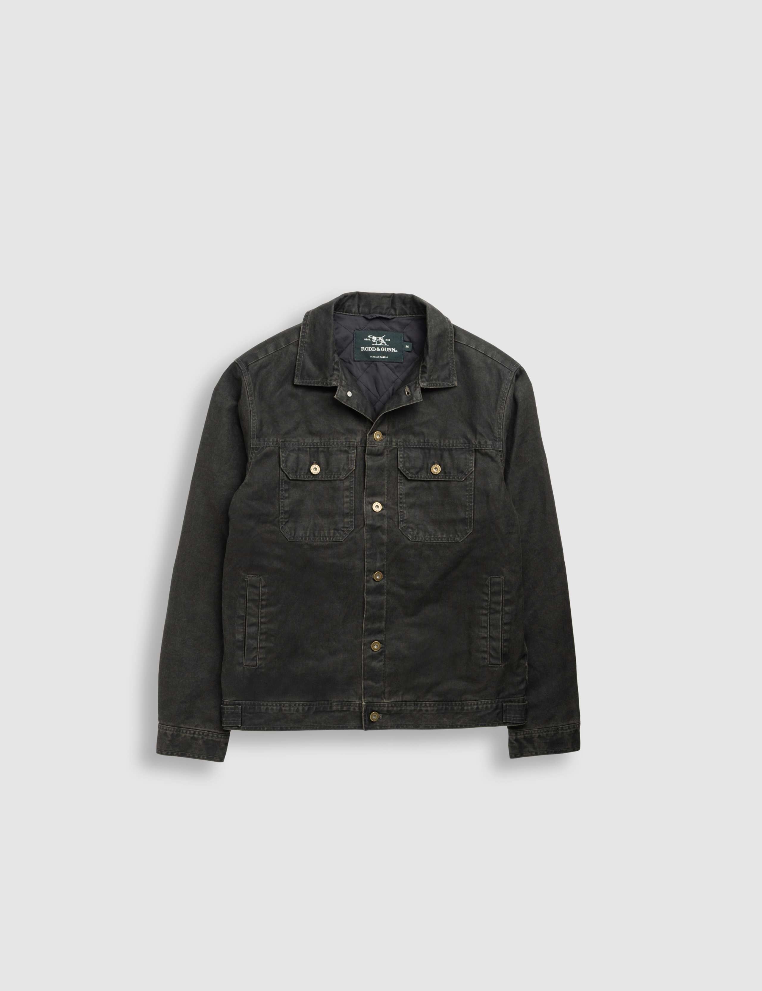 Pure Cotton Textured Padded Trucker Jacket 5 of 6