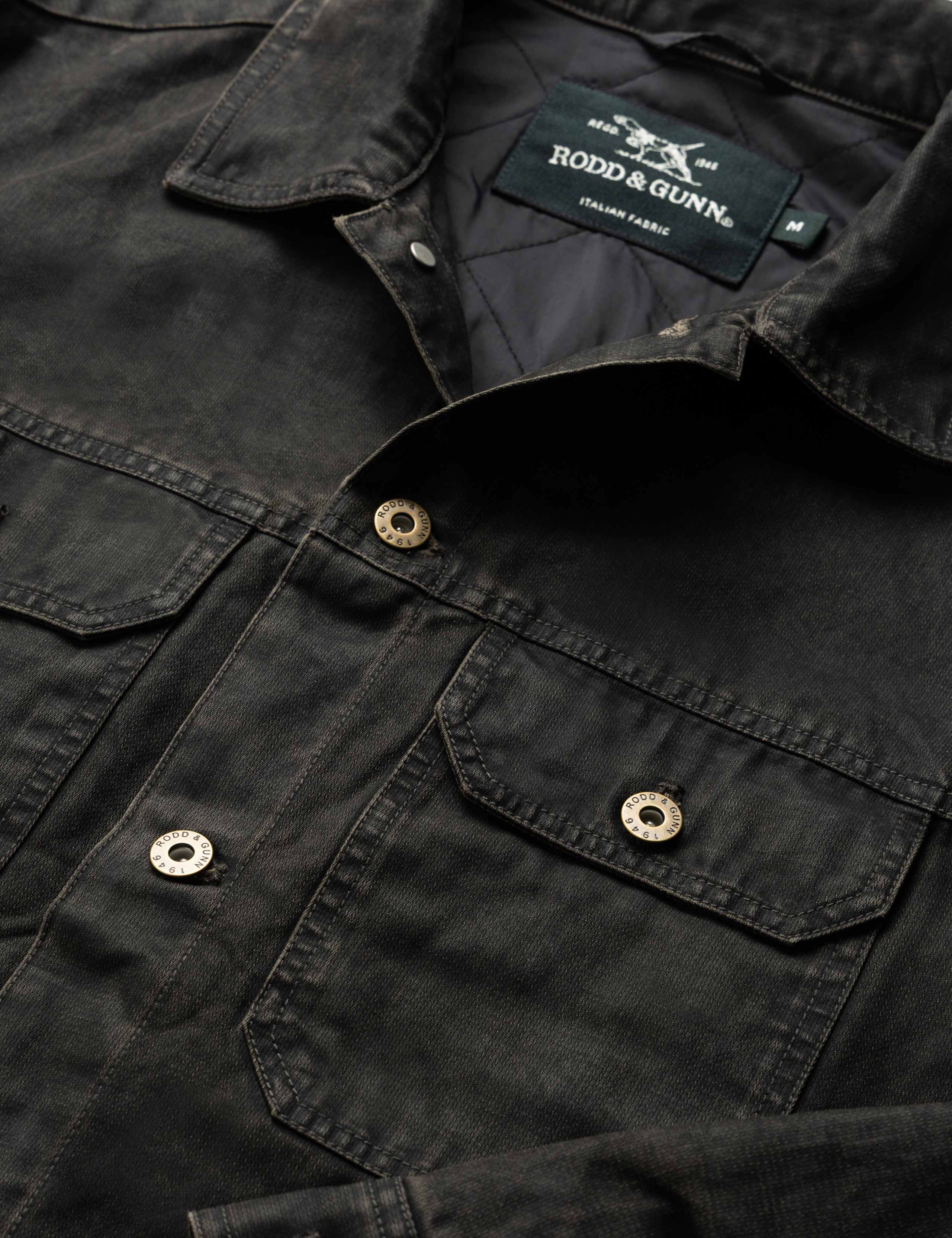 Pure Cotton Textured Padded Trucker Jacket 6 of 6