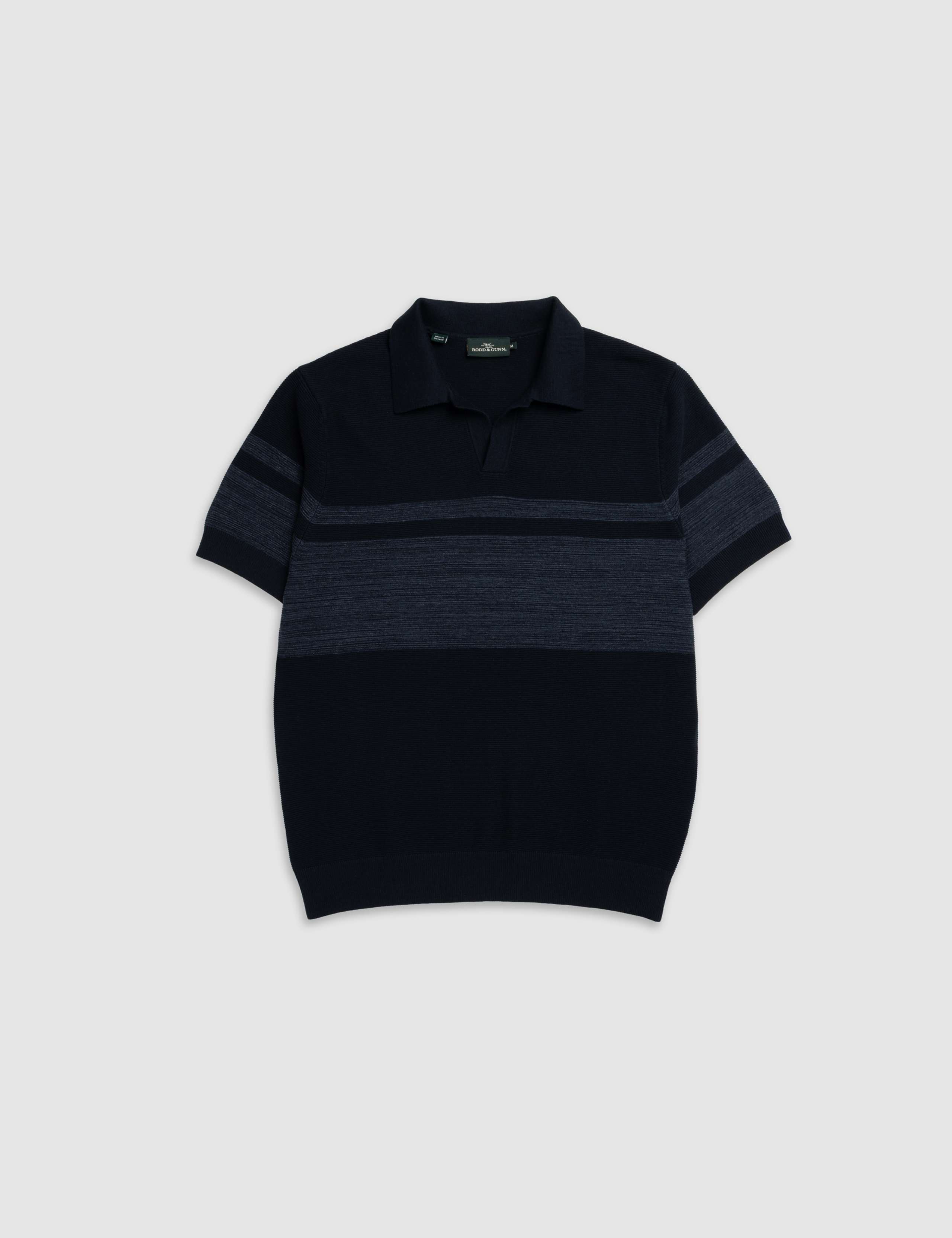 Pure Cotton Colour Block Knitted Polo Shirt 1 of 2