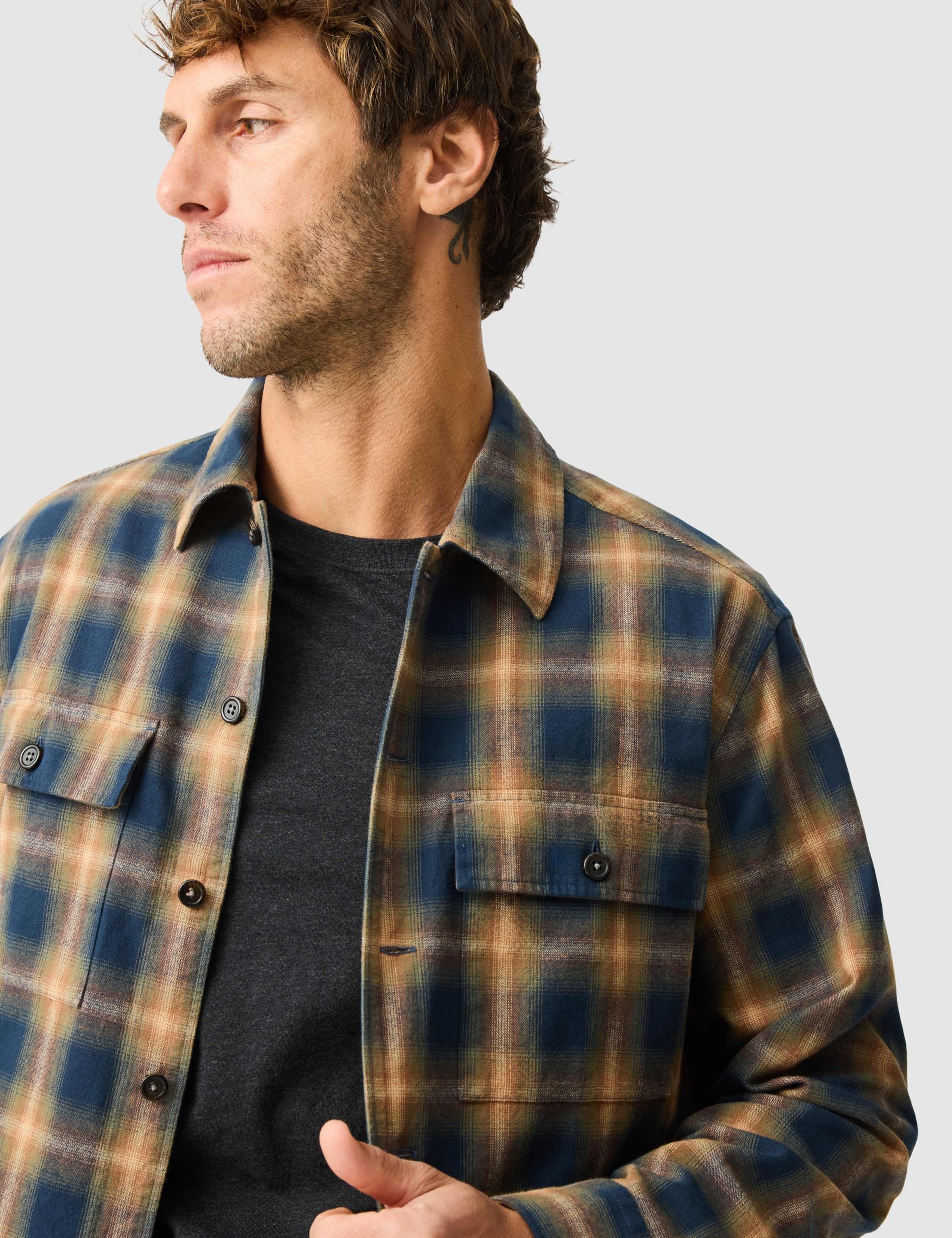 Pinehaven Pure Cotton Checked Overshirt 5 of 6