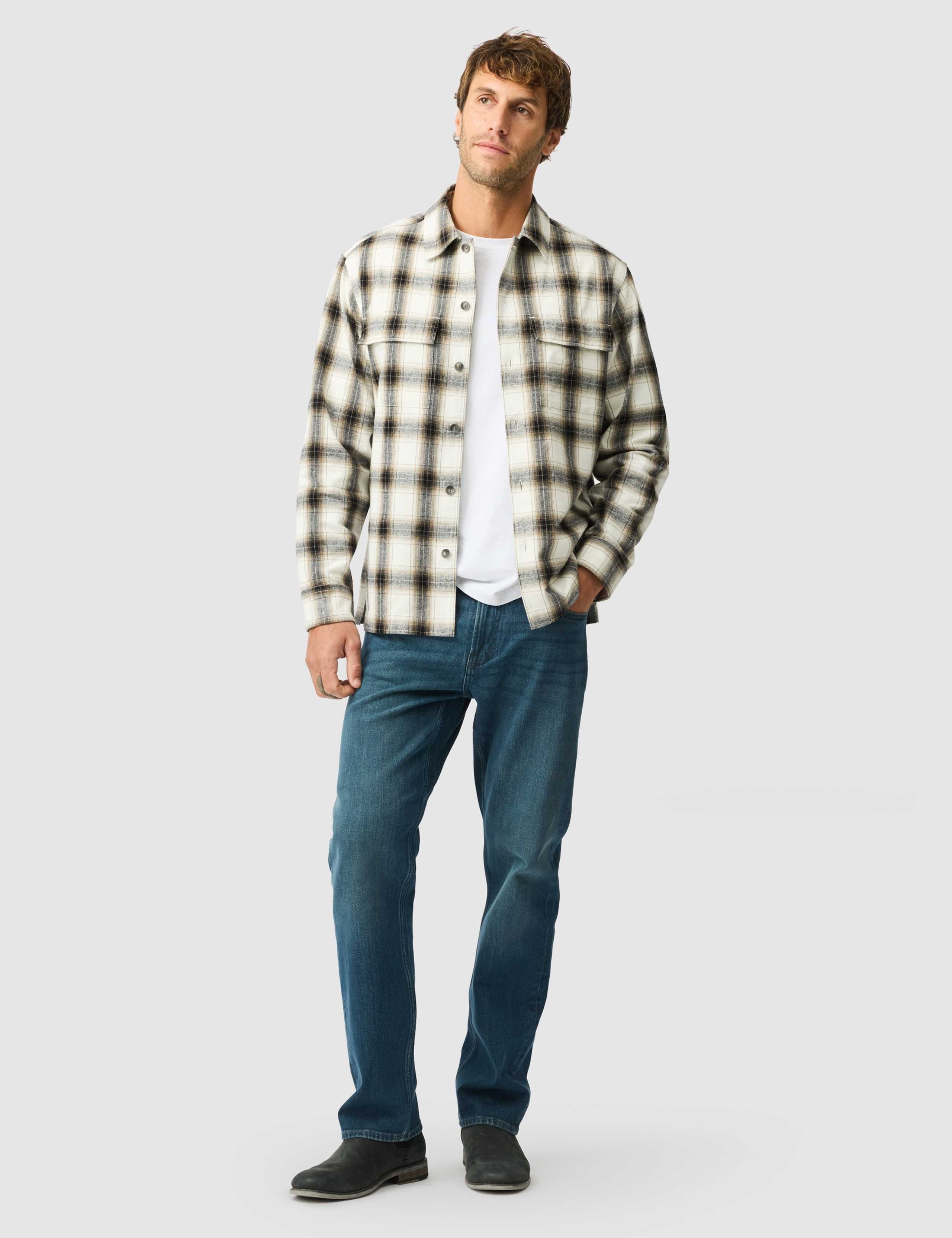 Powell Bay Pure Cotton Checked Overshirt 3 of 6