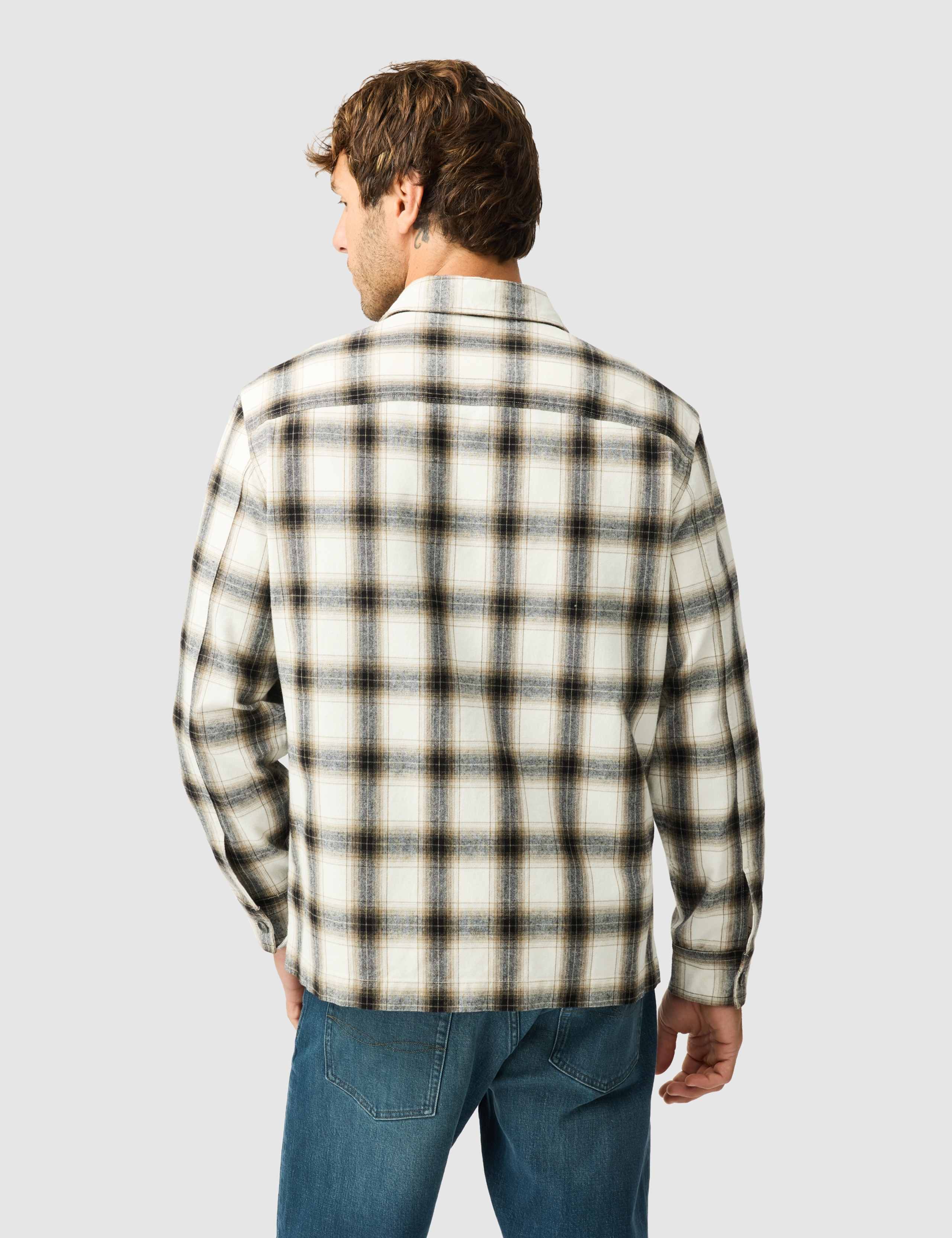 Powell Bay Pure Cotton Checked Overshirt 4 of 6