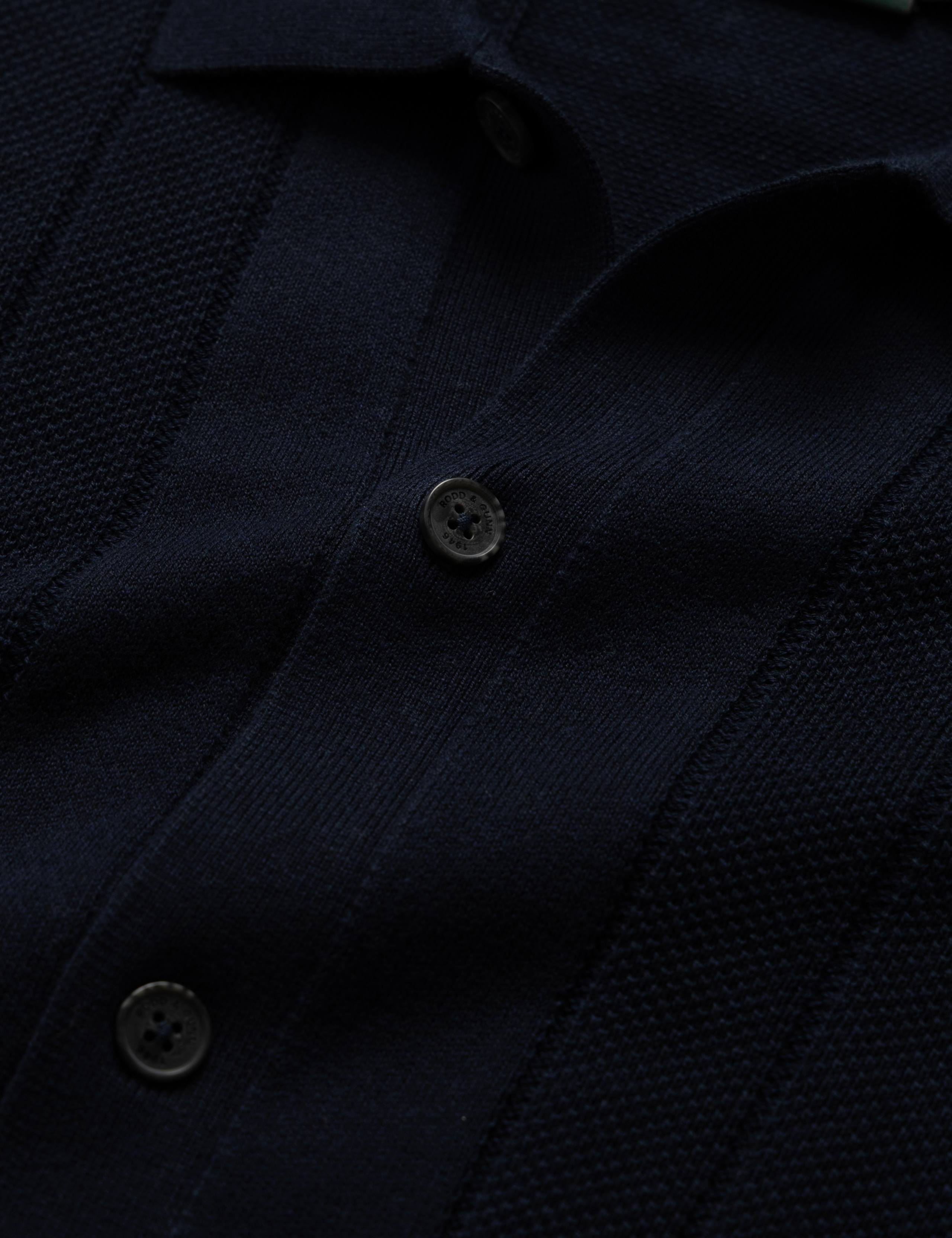 Long Sleeve Textured Cotton Cardigan 6 of 6