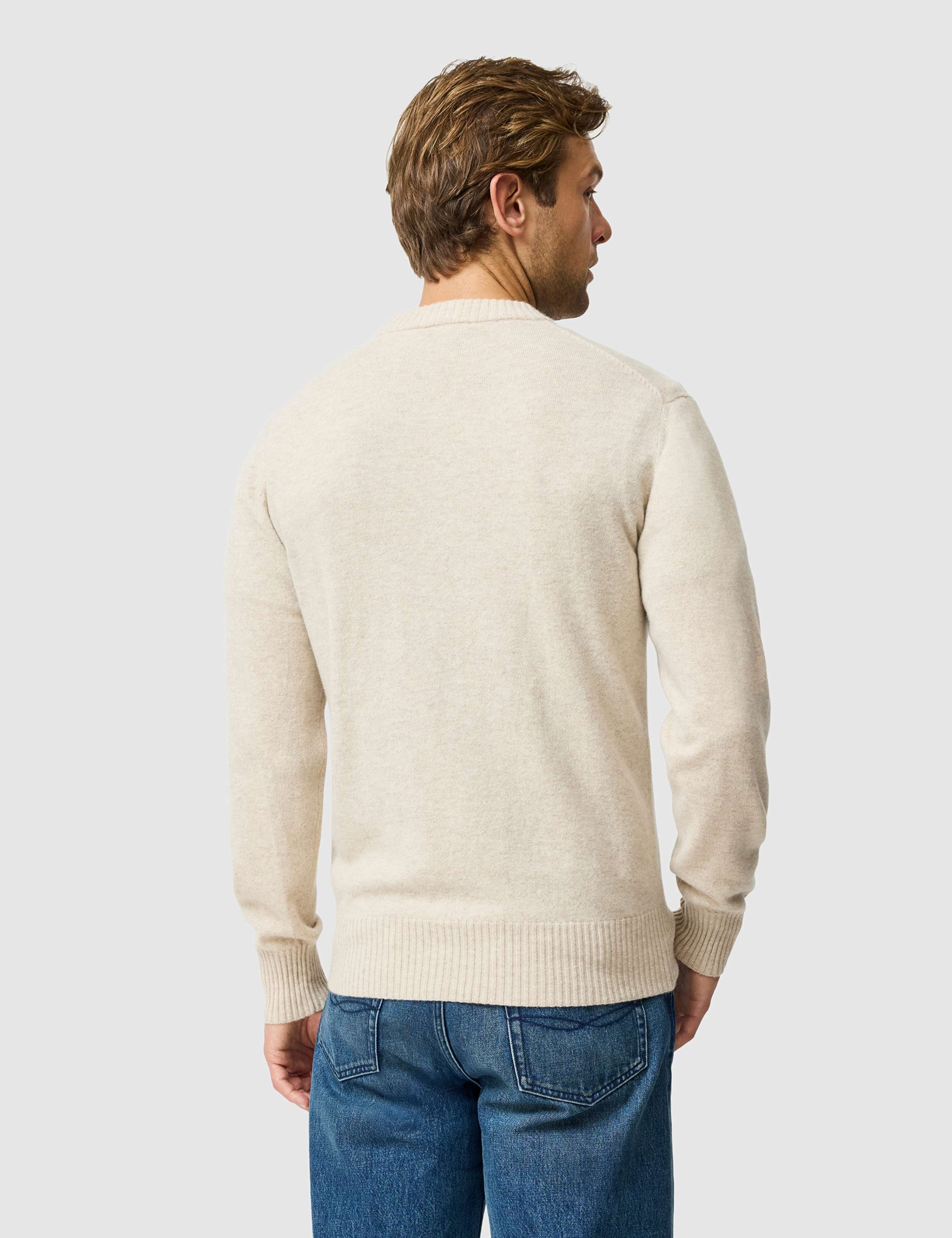 Long Sleeve Wool Crew Neck Jumper 3 of 6