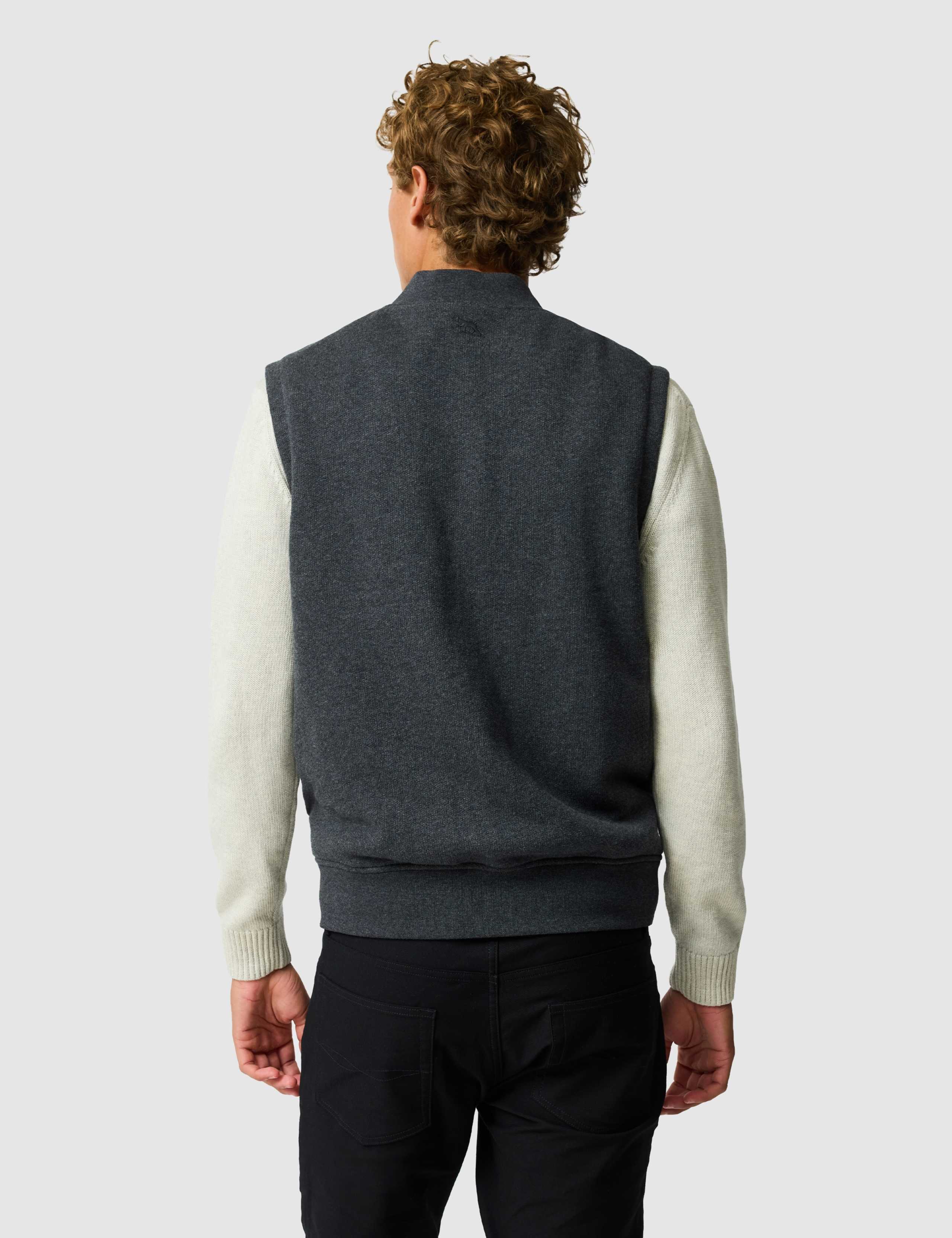 Regular Fit Cotton Quilted Zip Up Vest 3 of 6