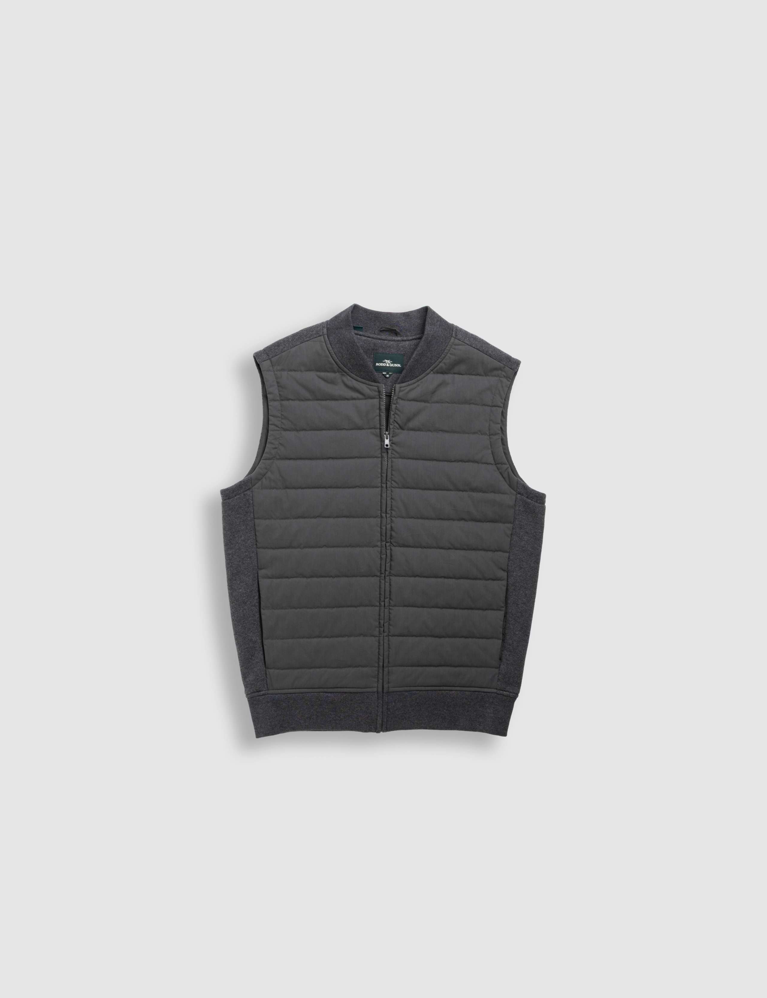 Regular Fit Cotton Quilted Zip Up Vest 5 of 6