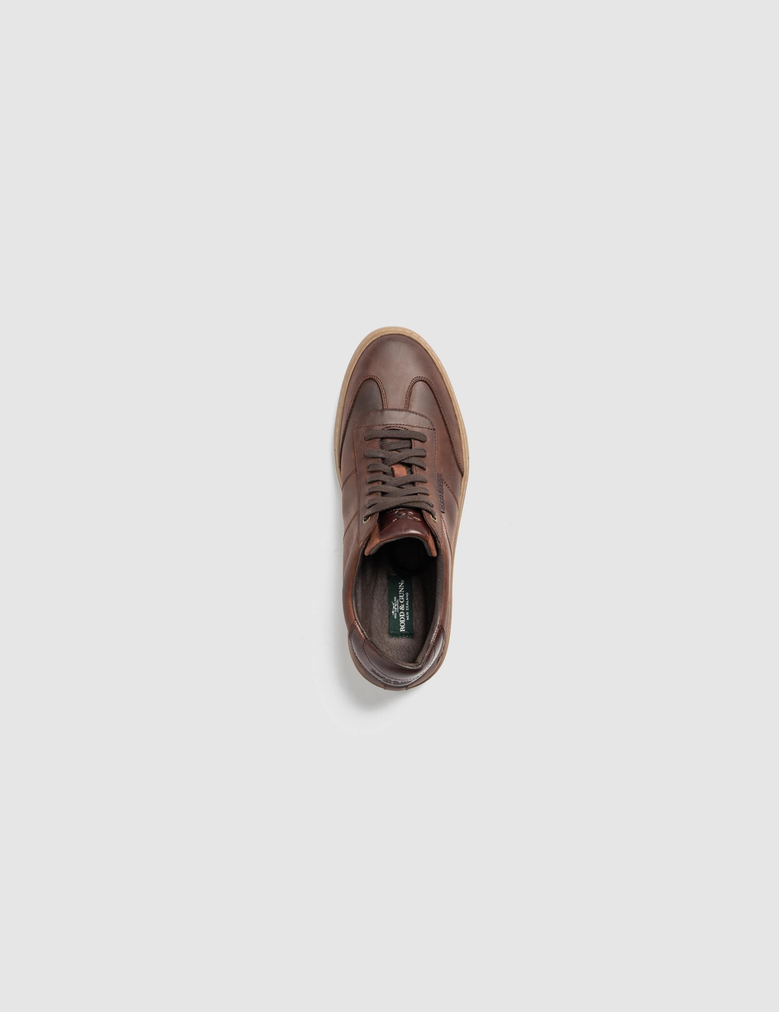 Regular Fit Leather Lace Up Trainers 6 of 10