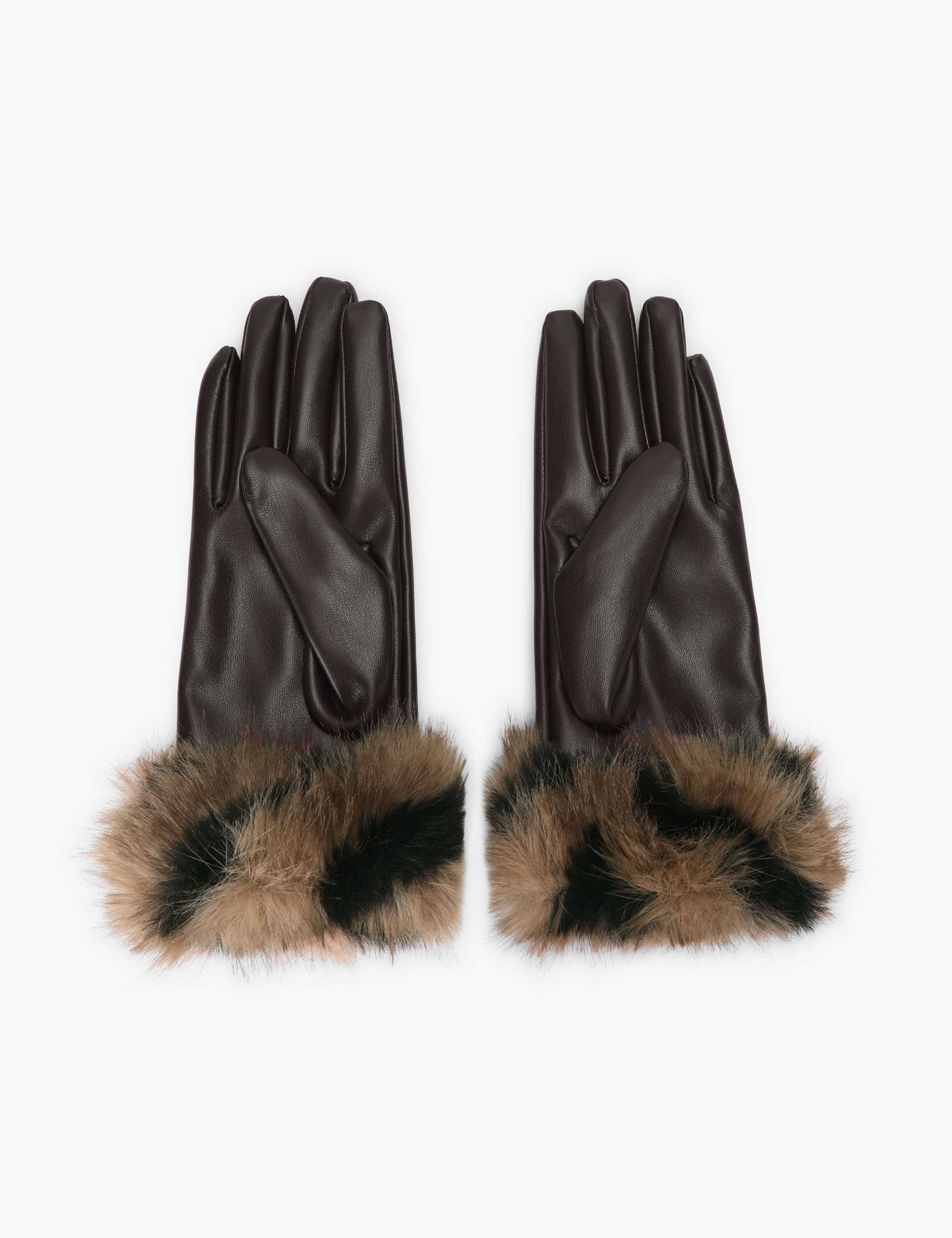 Faux Fur Gloves 2 of 3
