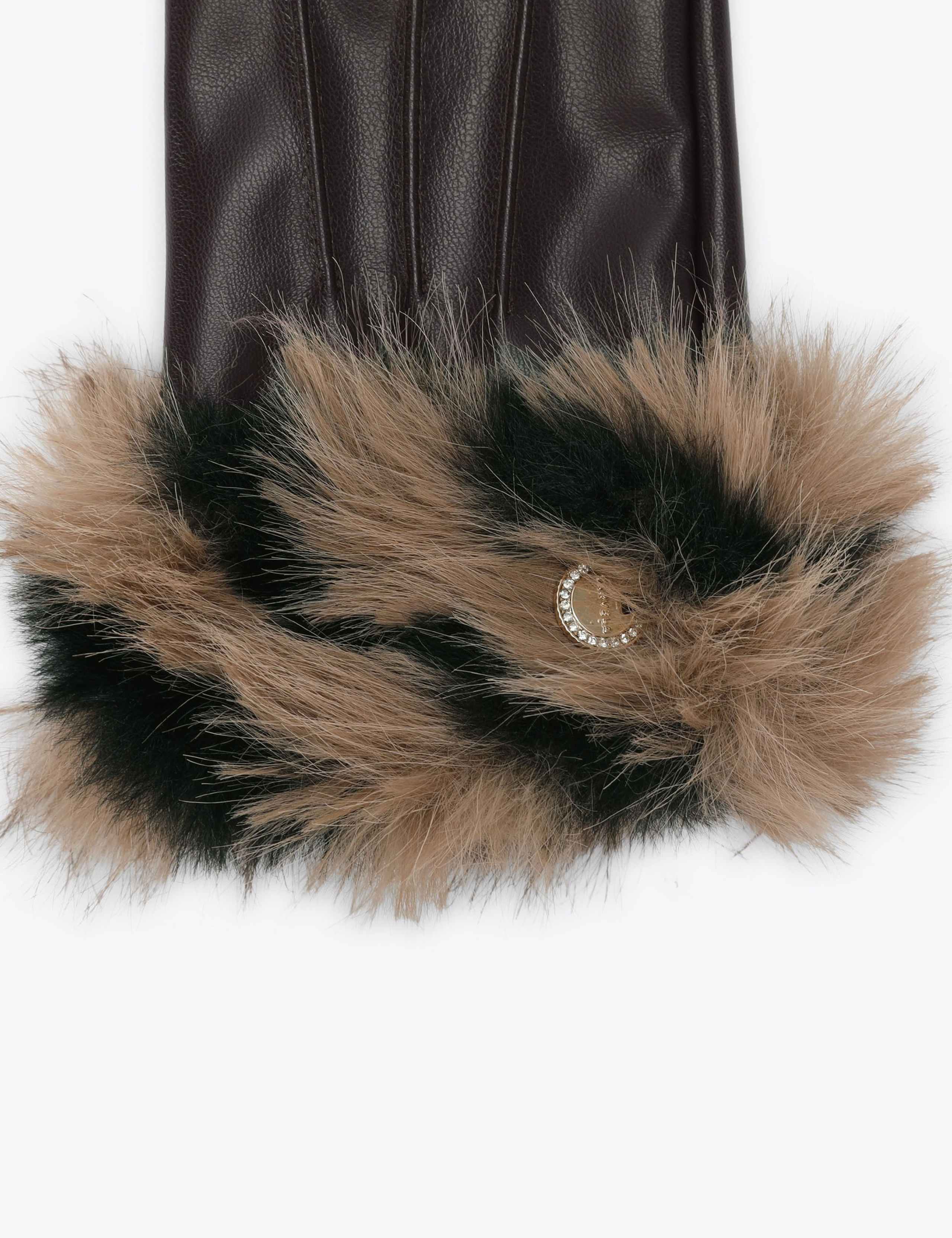 Faux Fur Gloves 3 of 3