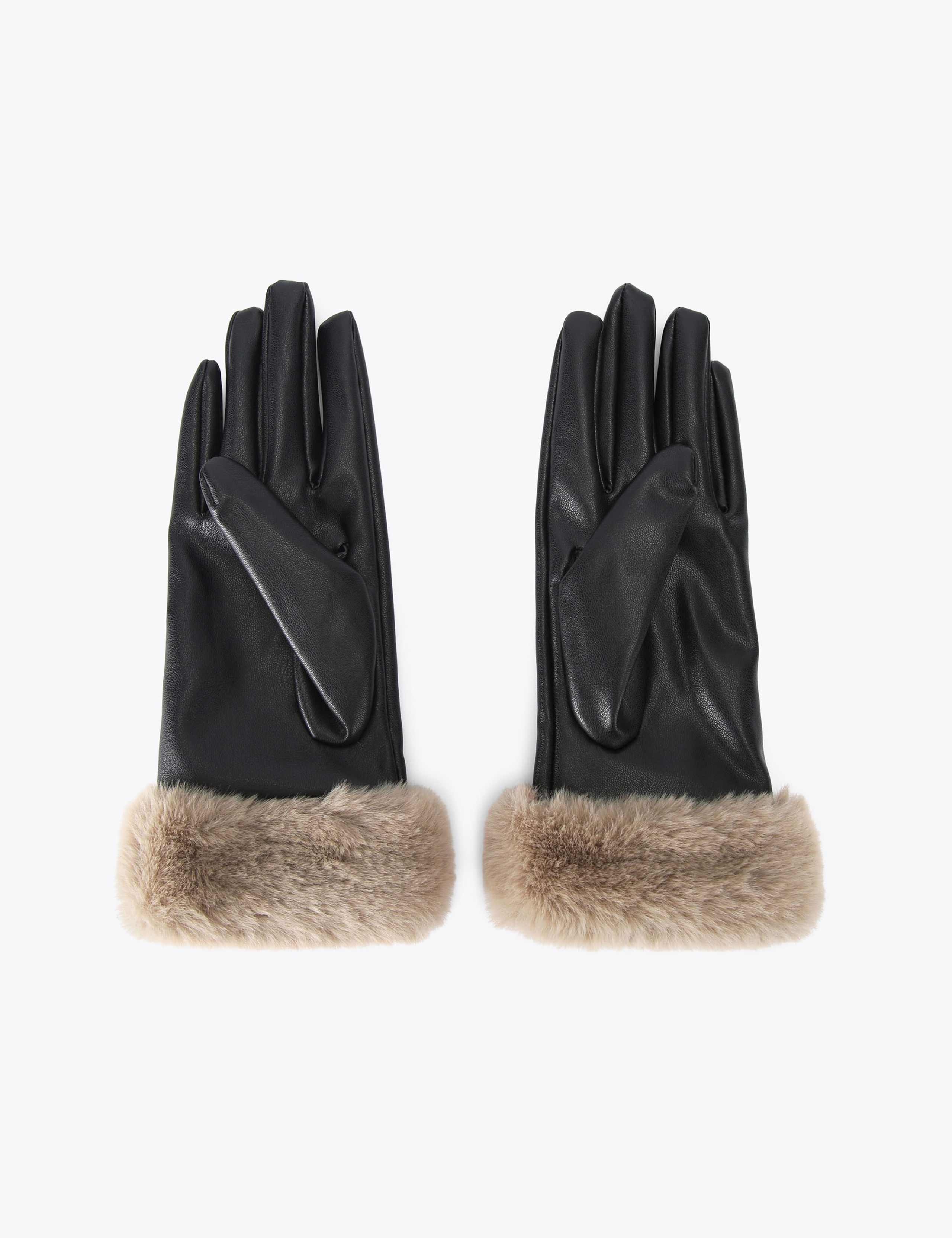 Faux Fur Gloves 2 of 3