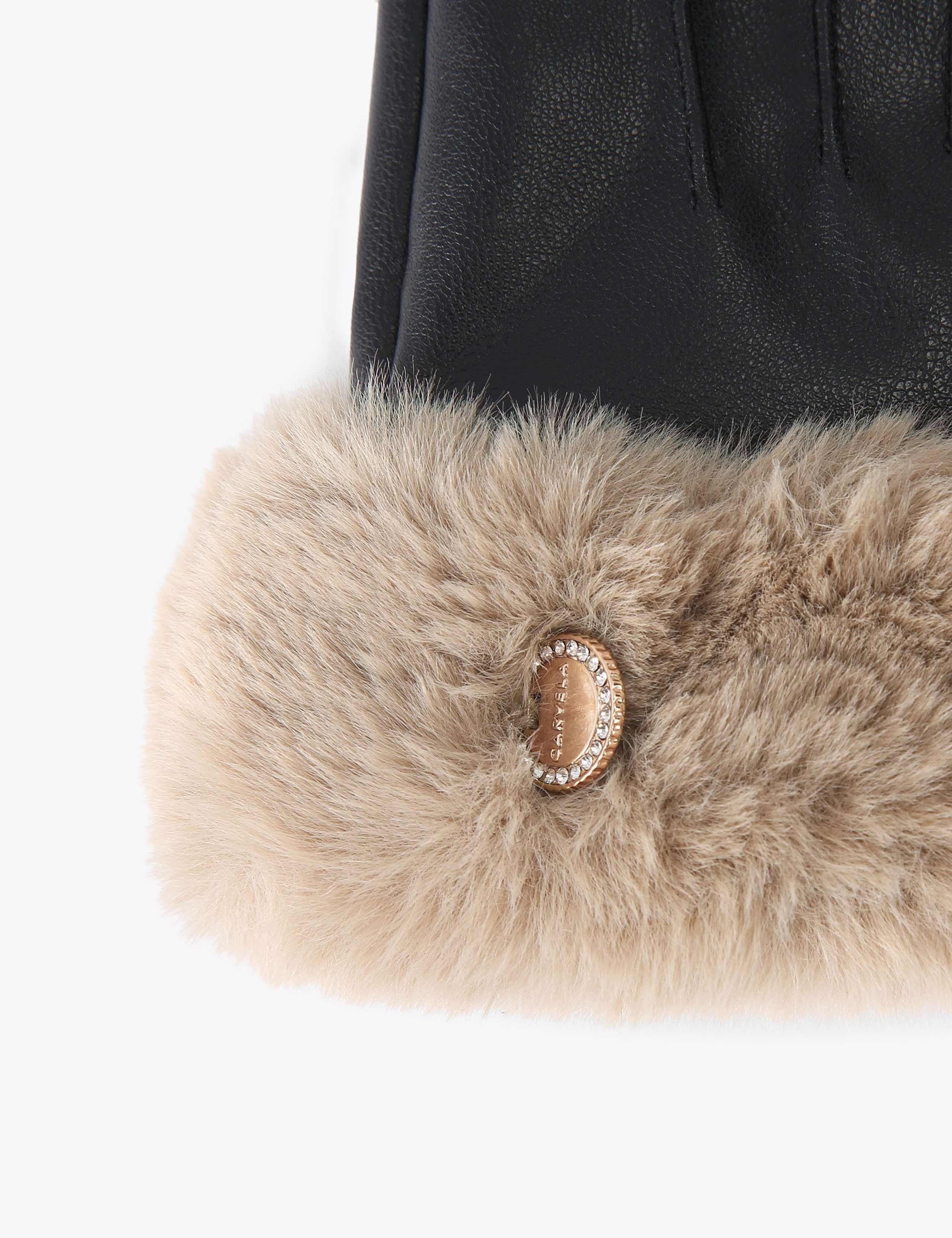 Faux Fur Gloves 3 of 3