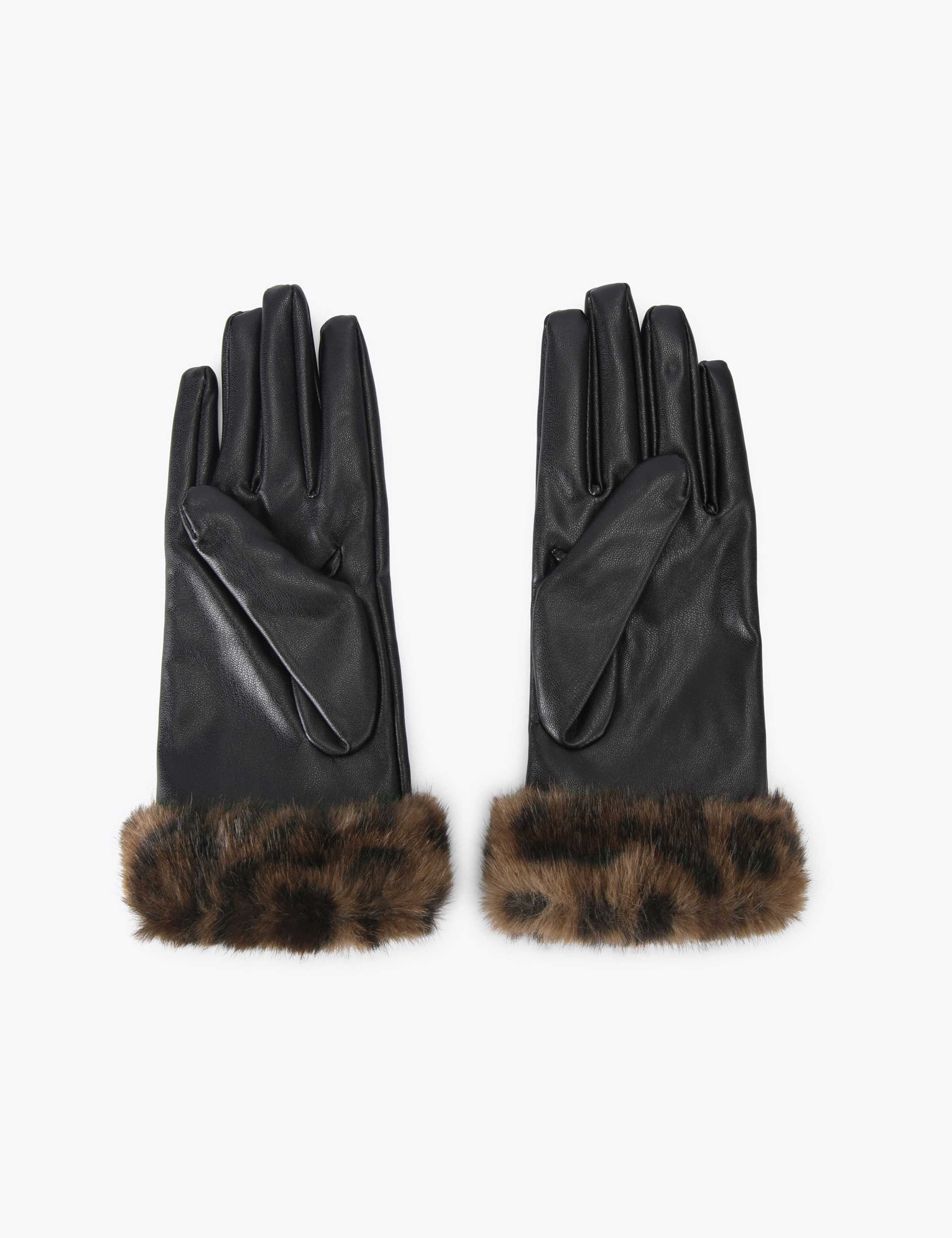 Faux Fur Gloves 2 of 3
