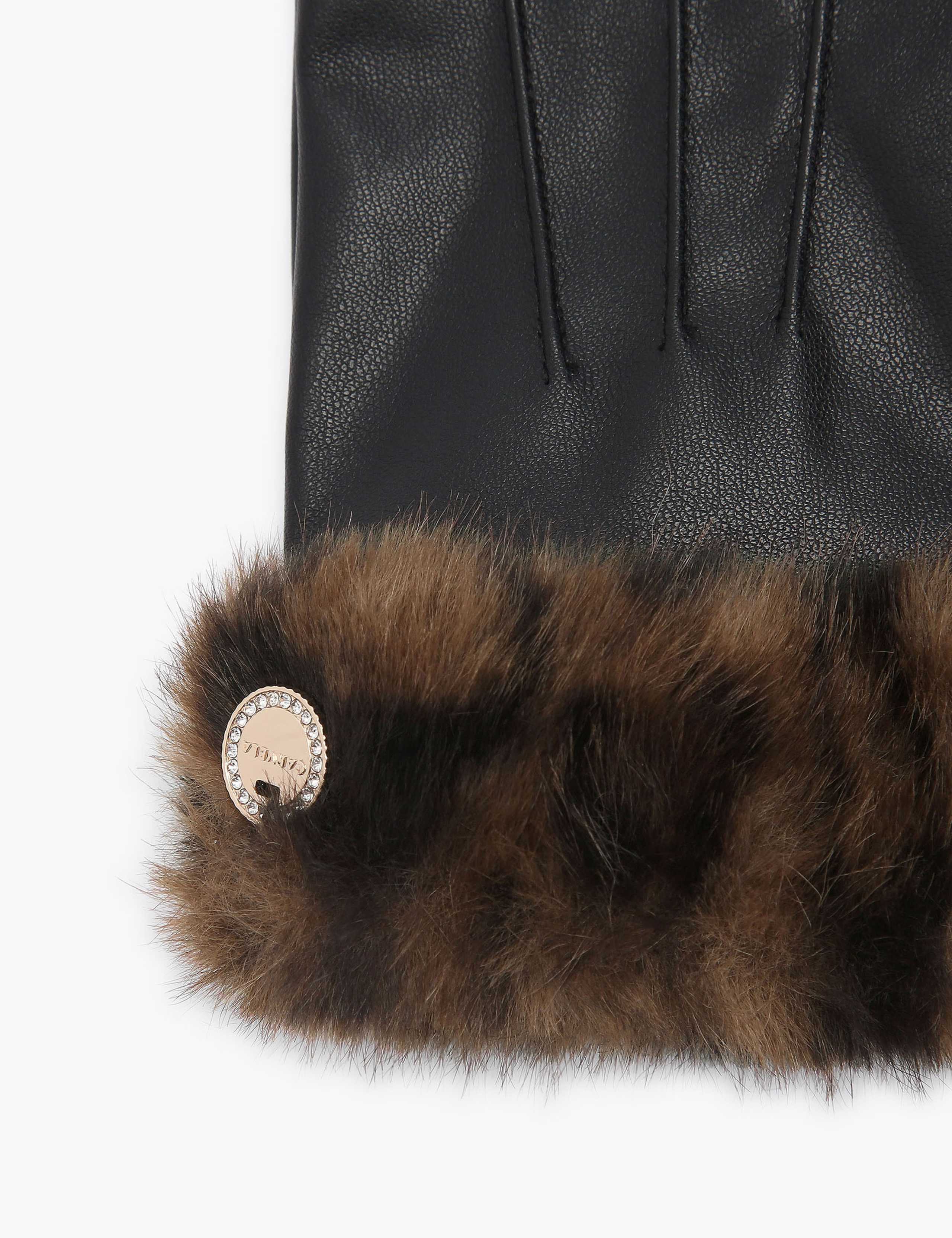 Faux Fur Gloves 3 of 3