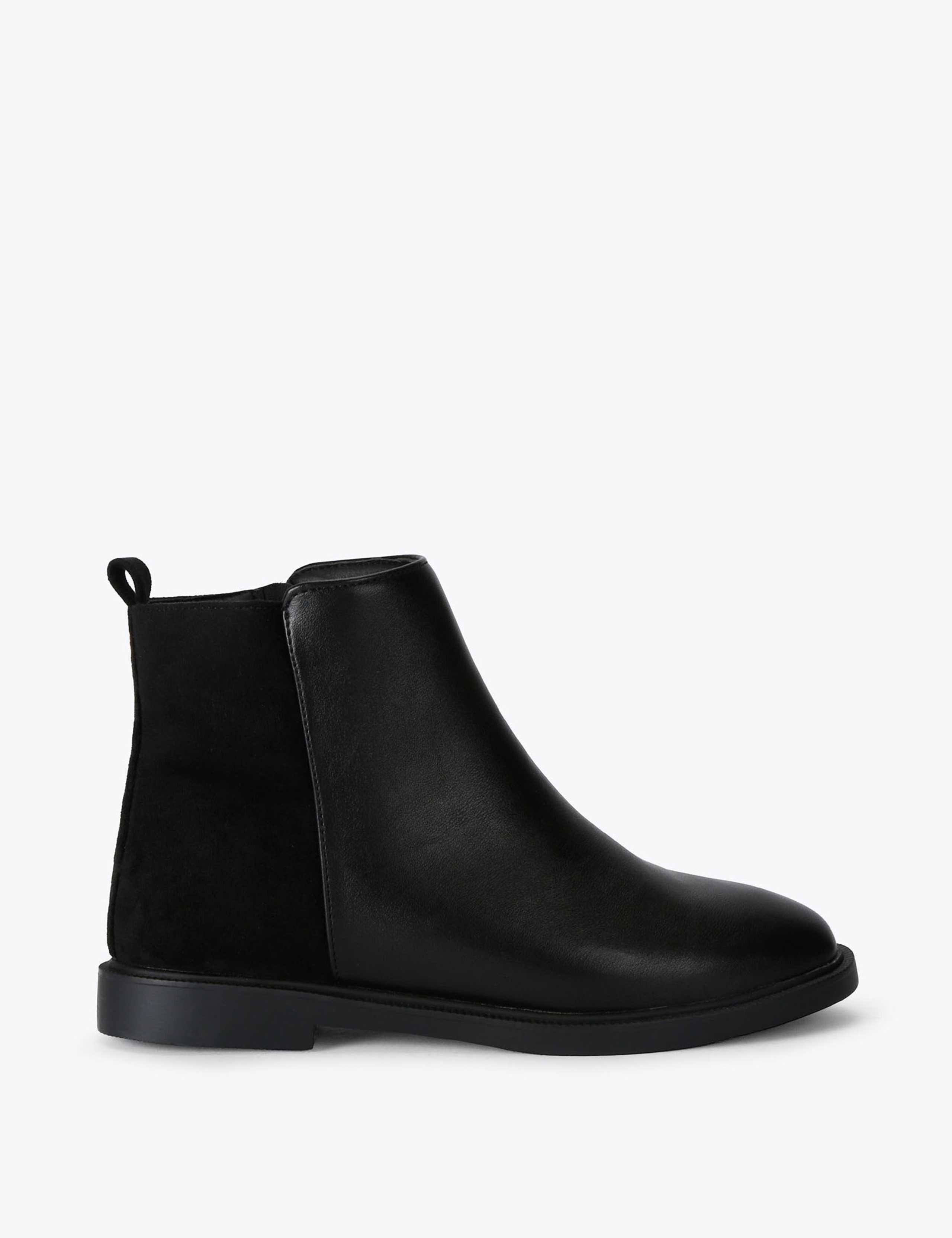 Flat Round Toe Ankle Boots 2 of 4