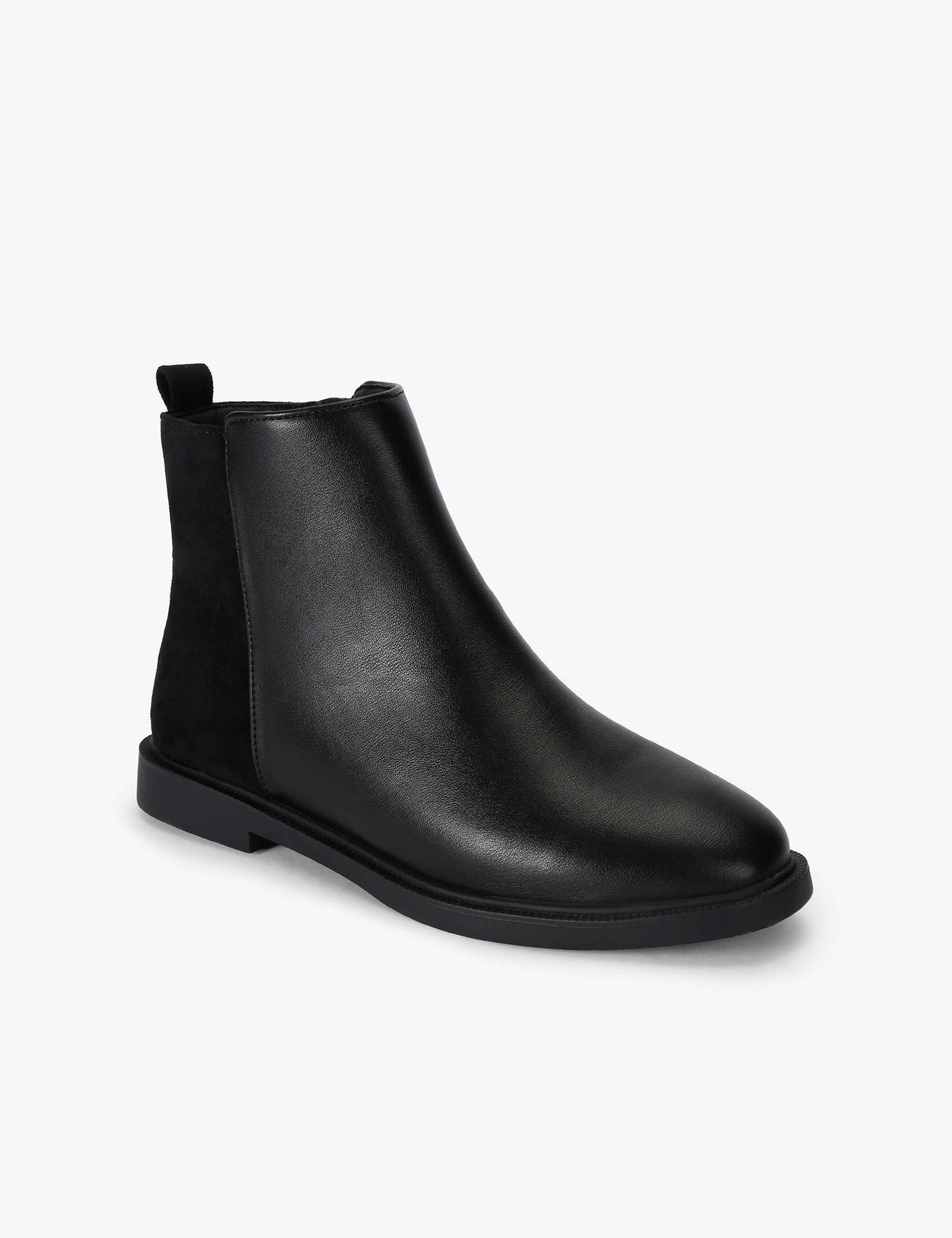 Flat Round Toe Ankle Boots 3 of 4