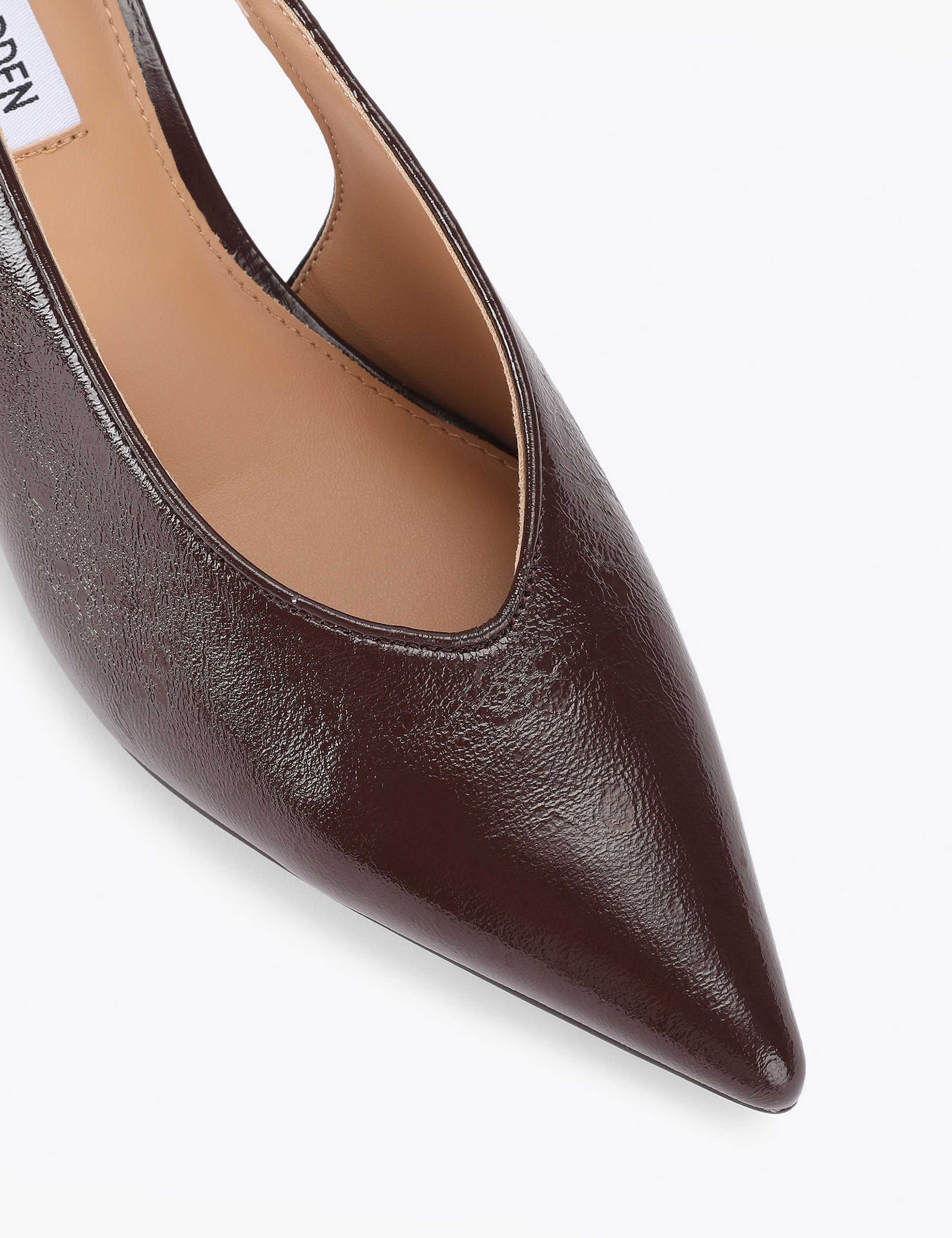 Leather Pointed Slingback Shoes 4 of 4