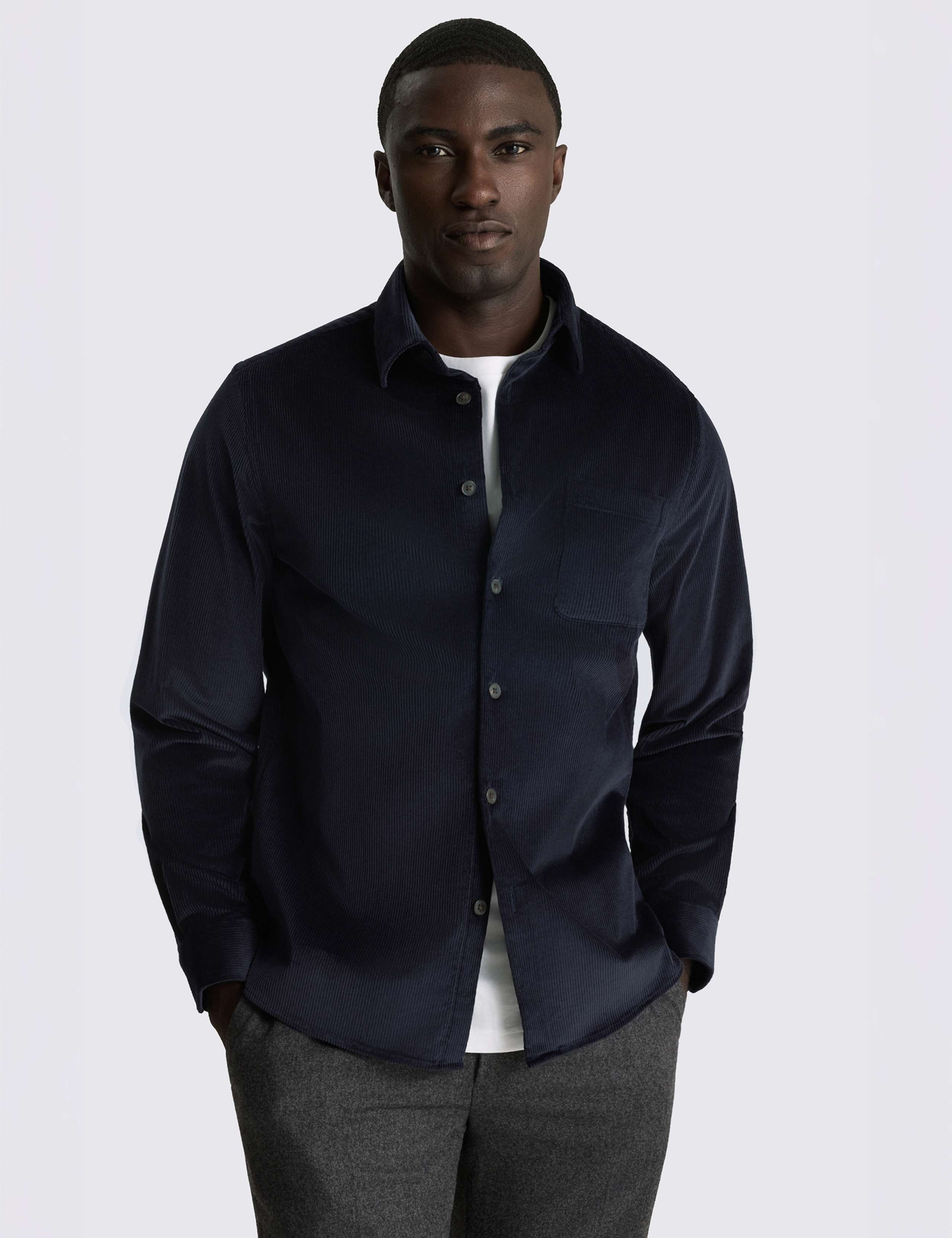 Long Sleeve Corduroy Overshirt 1 of 4