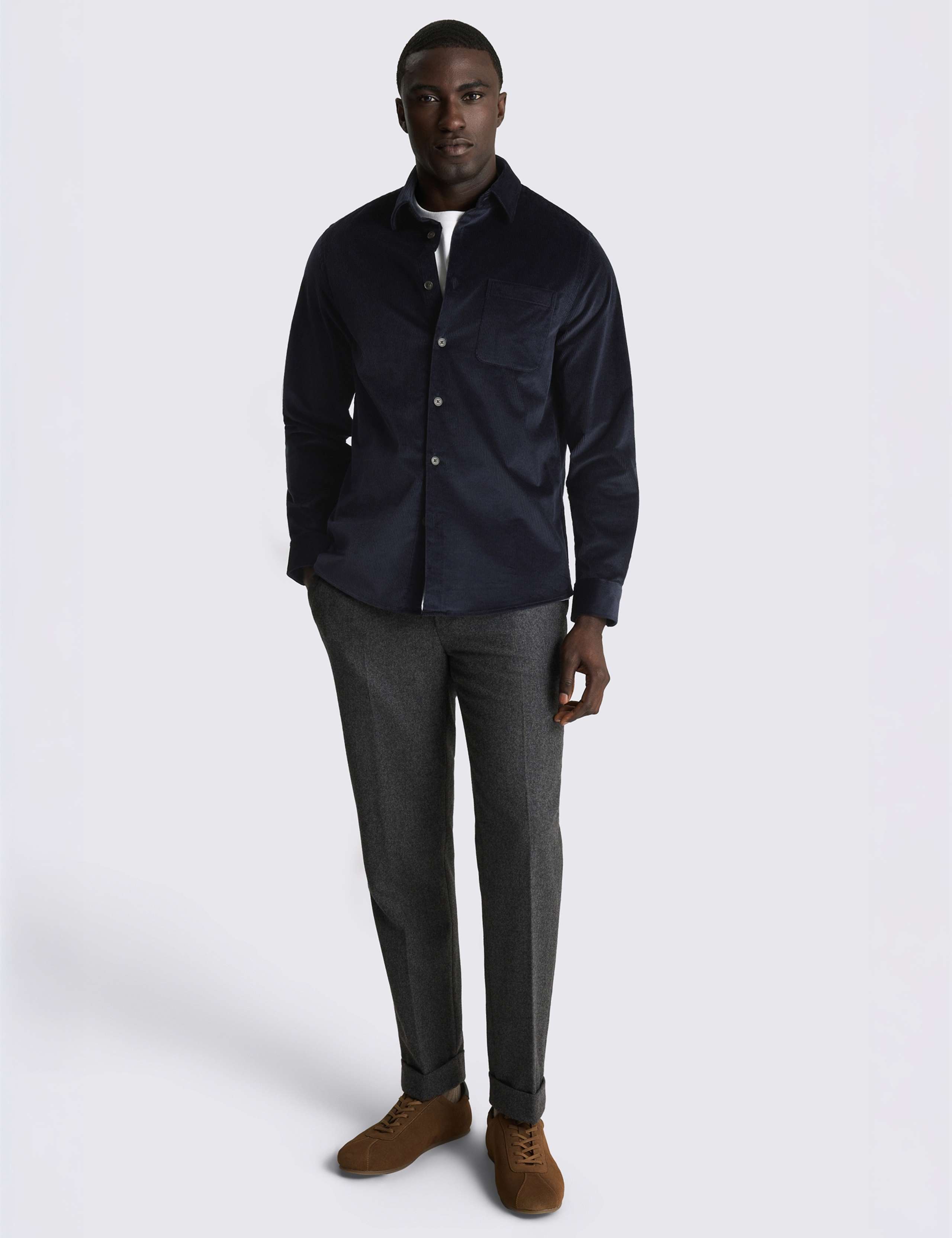 Long Sleeve Corduroy Overshirt 2 of 4