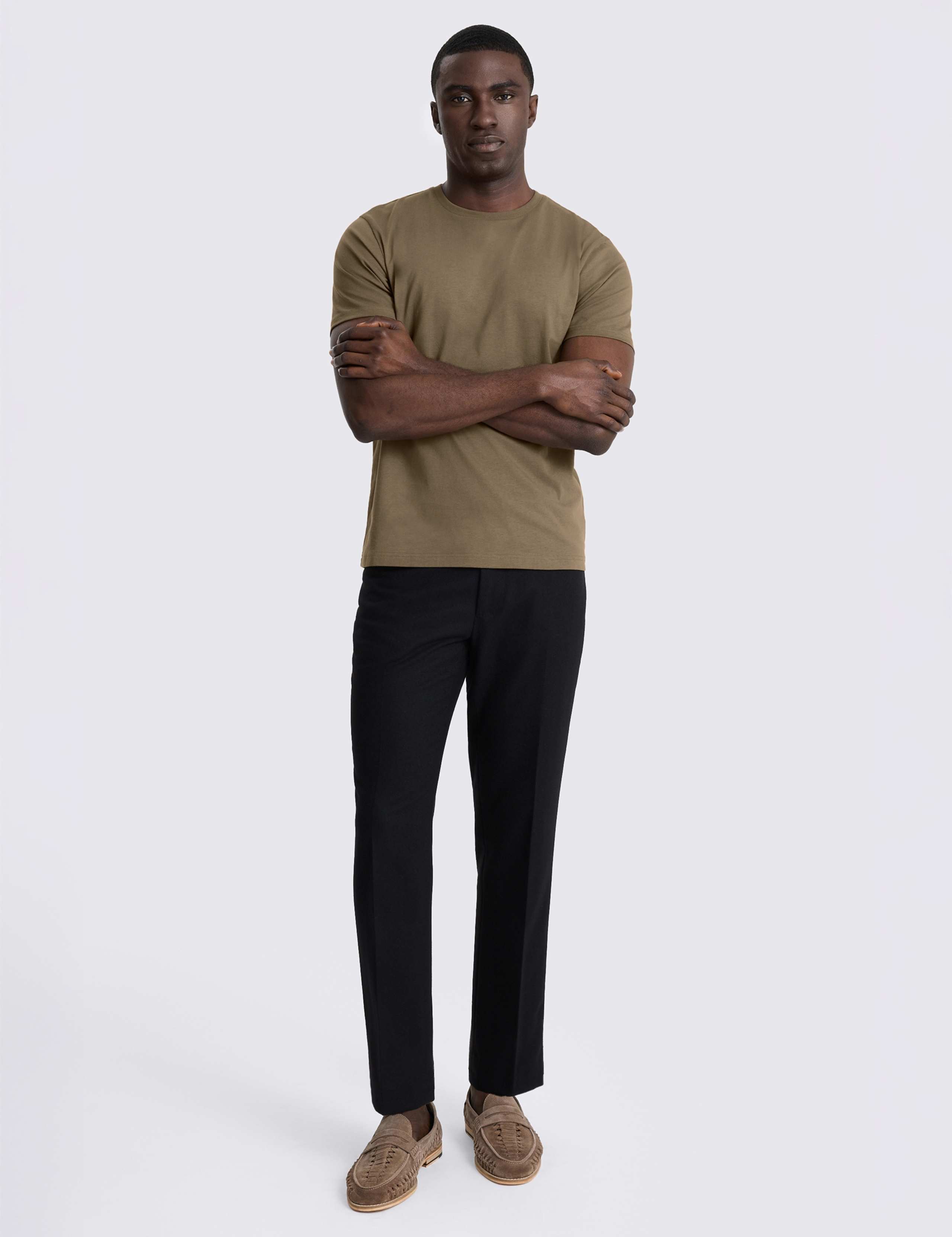 Regular Fit Crew Neck Cotton T-Shirt 2 of 4