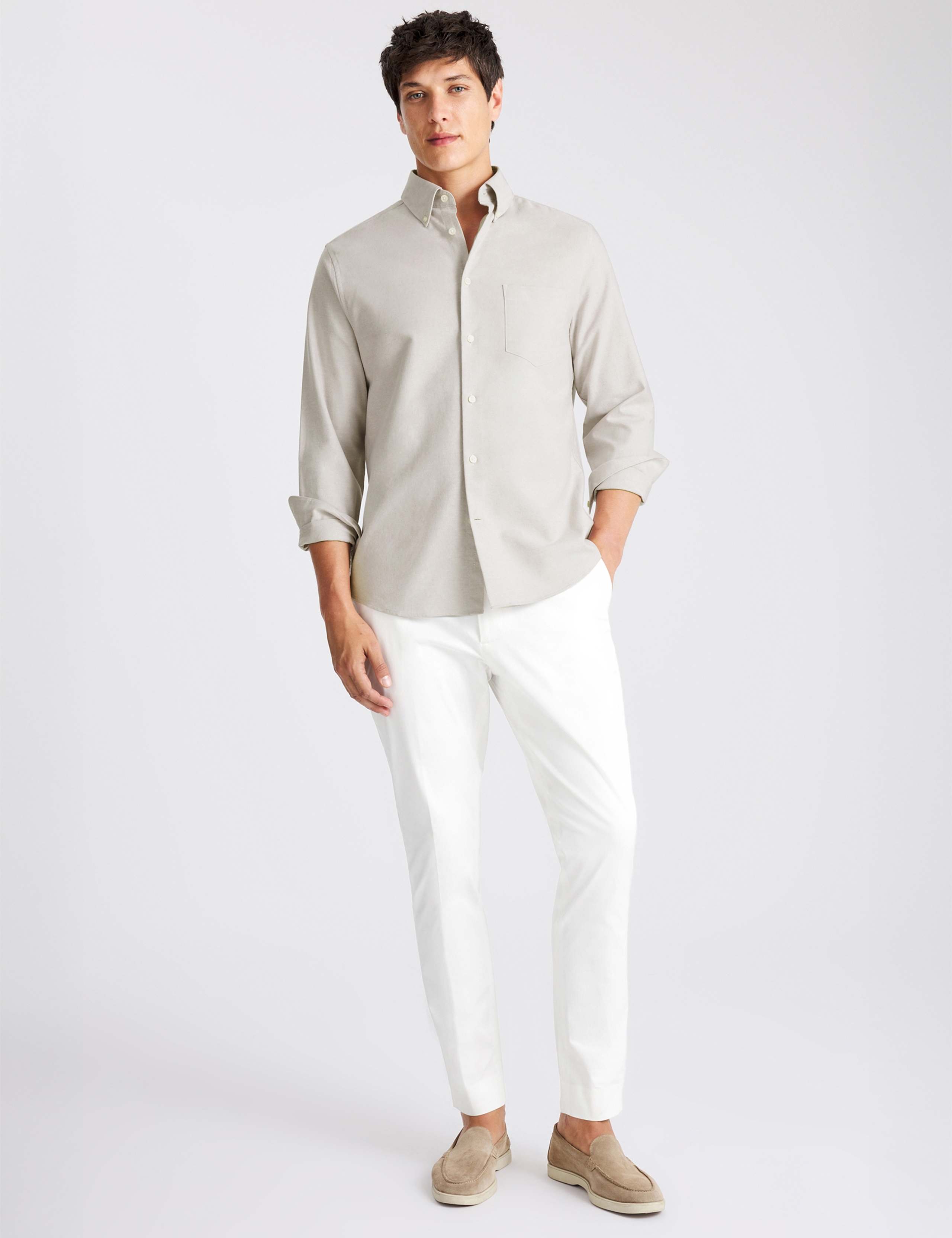Regular Fit Washed Cotton Oxford Shirt 2 of 4