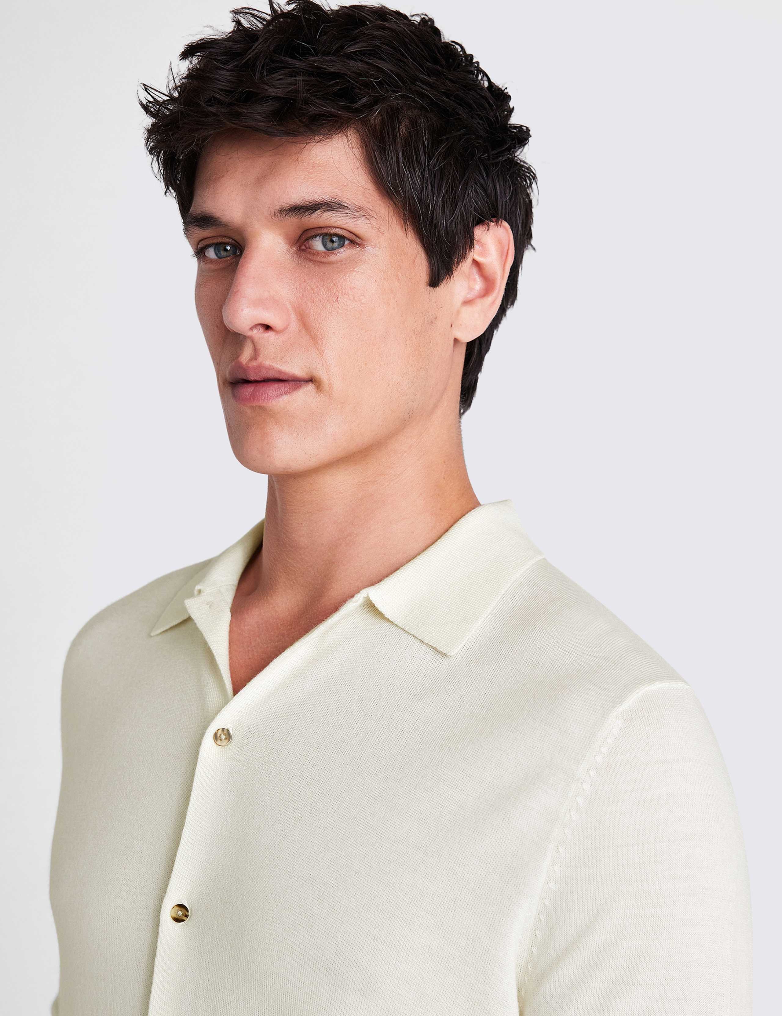 Knitted Shirt with Merino Wool 3 of 4