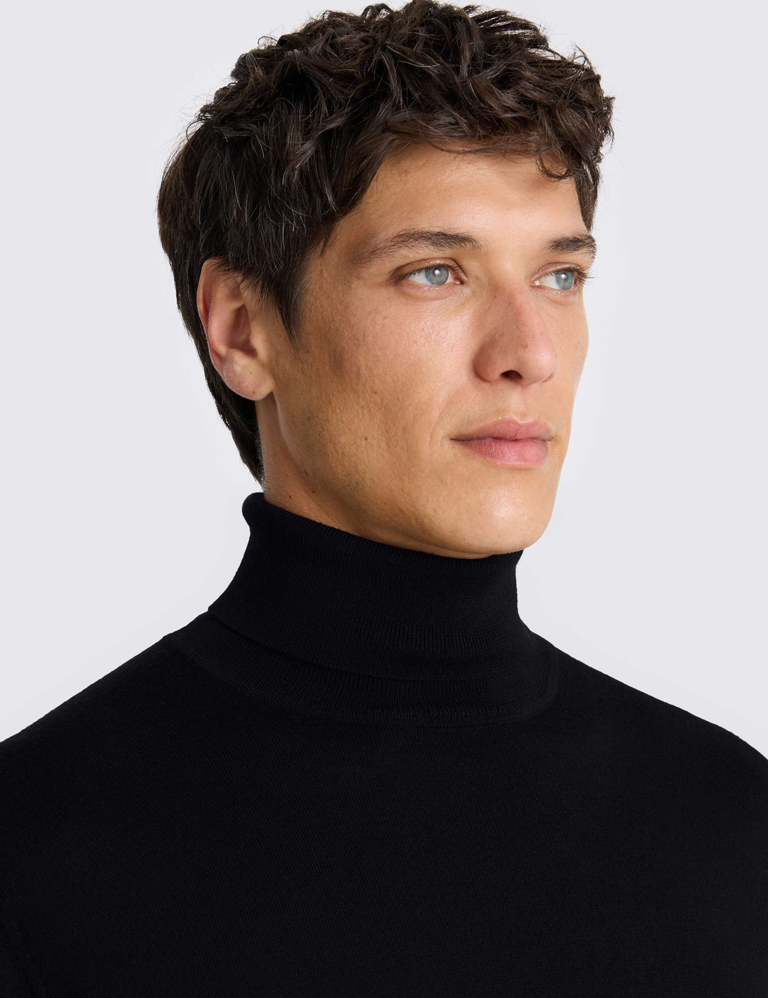 Merino Wool Rich Roll Neck Jumper 3 of 4
