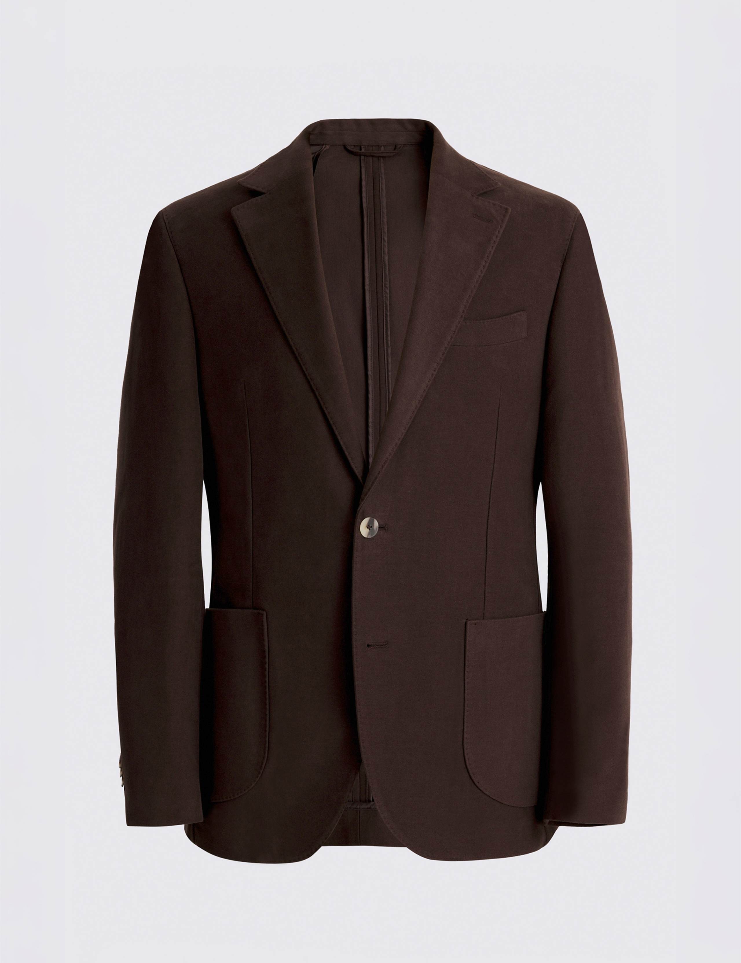 Tailored Fit Pure Cotton Suit Jacket 5 of 5