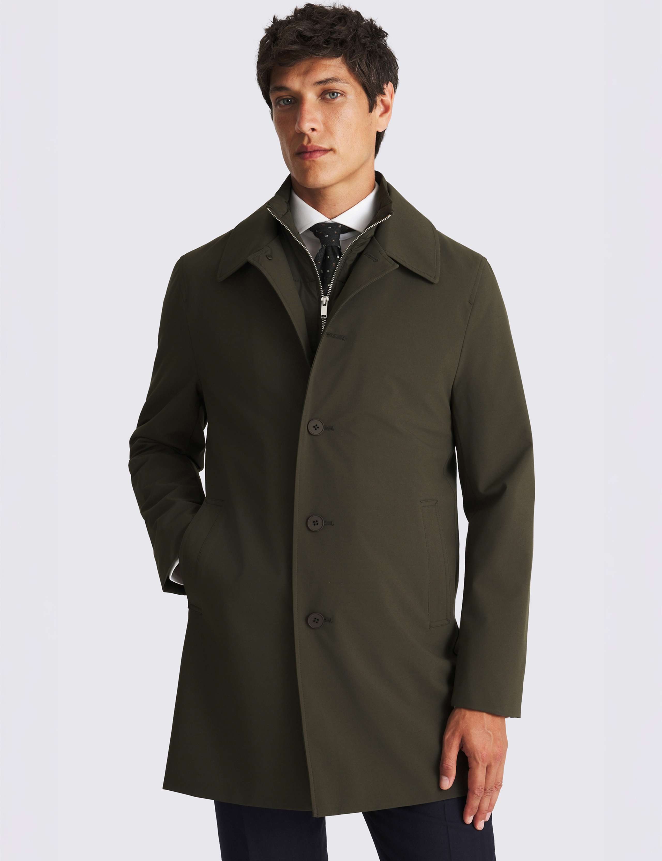 Padded Overcoat With Removable Insert 1 of 5