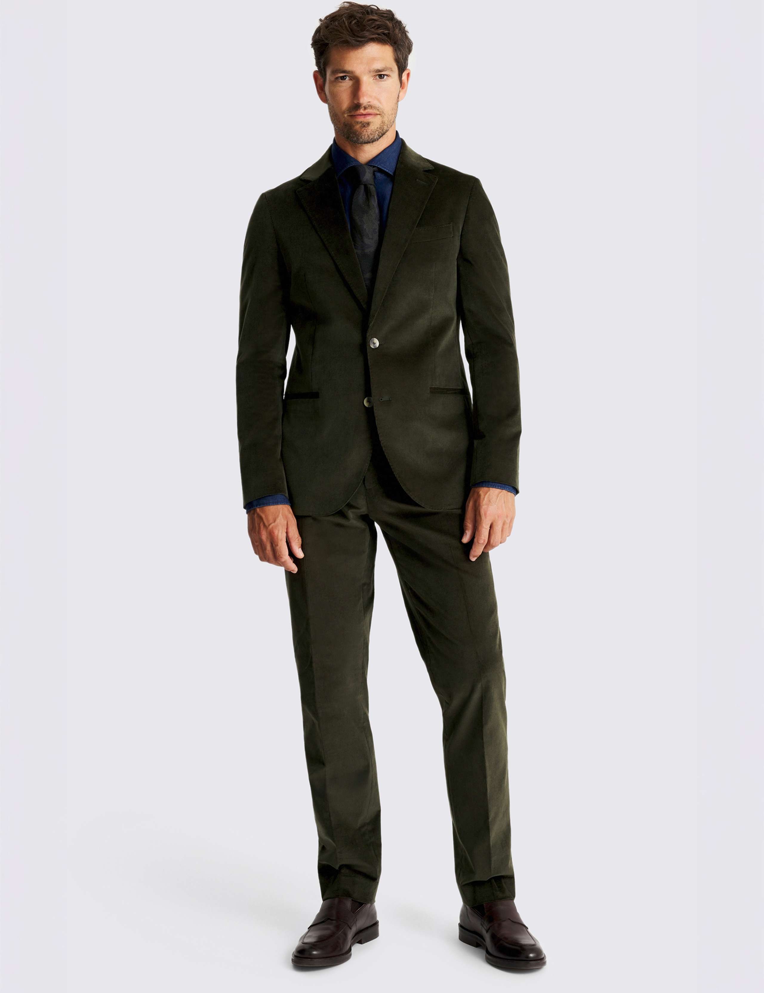Tailored Fit Corduroy Suit Jacket 2 of 5