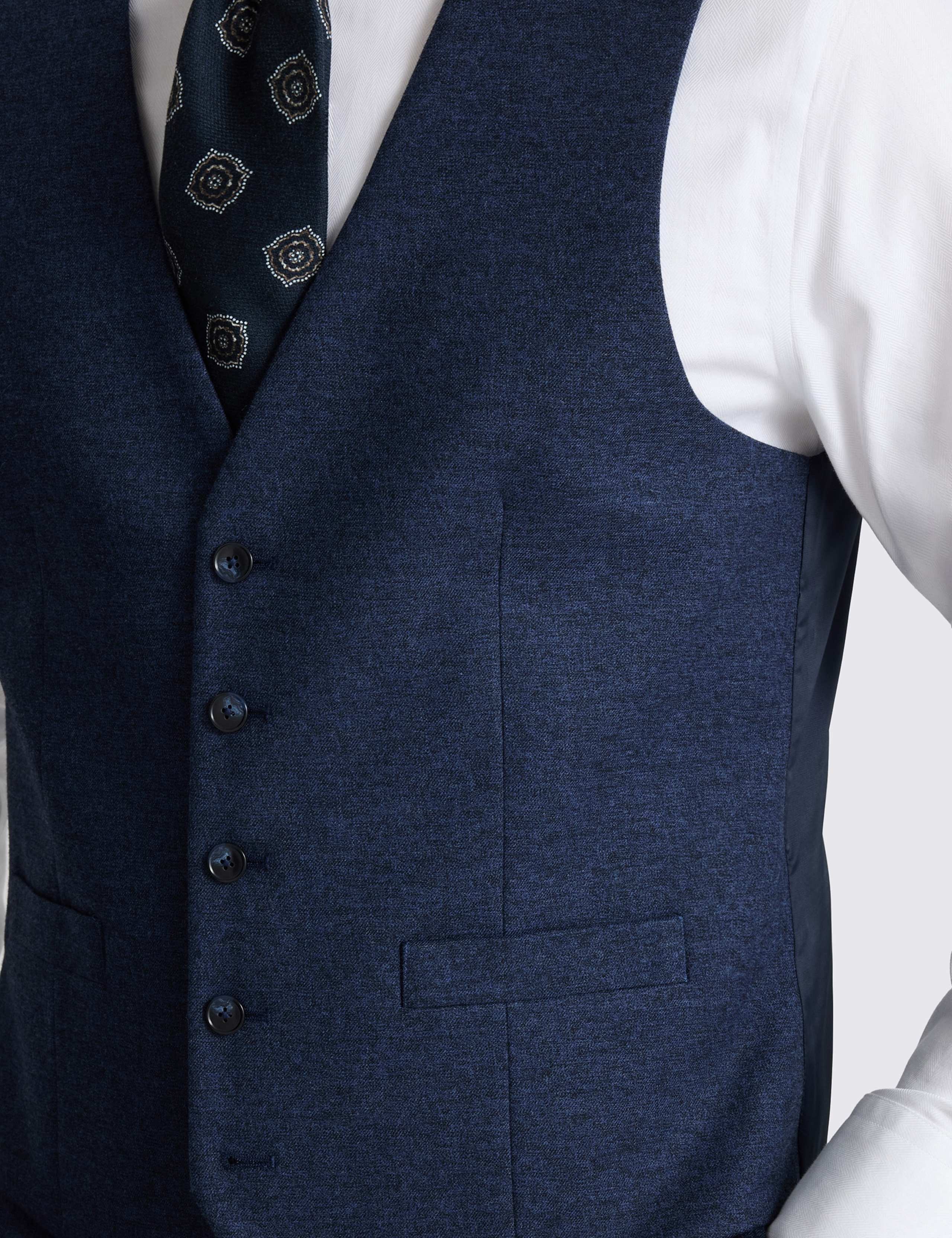 Tailored Fit Flannel Waistcoat 2 of 3