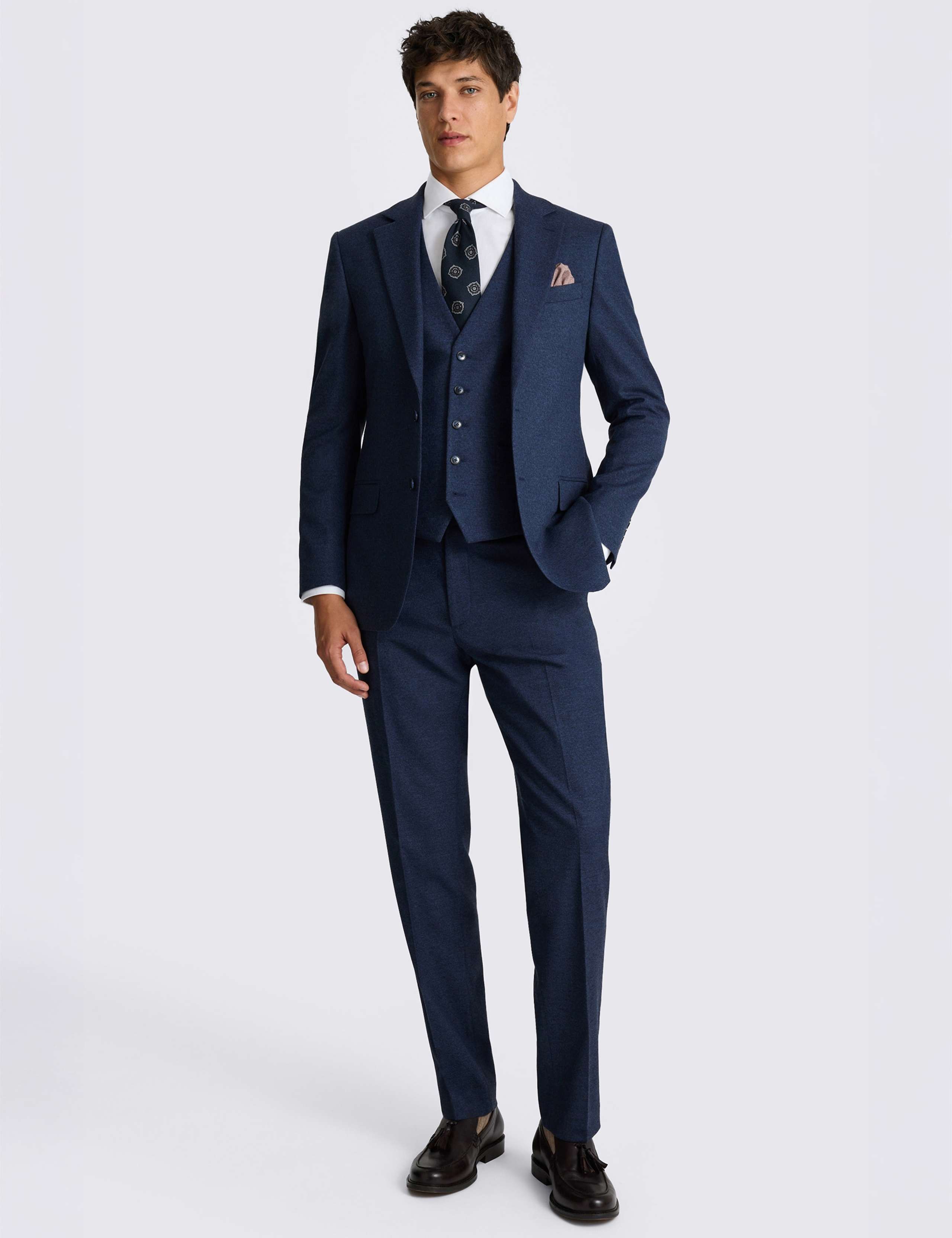 Tailored Fit Flannel Suit Jacket 2 of 6
