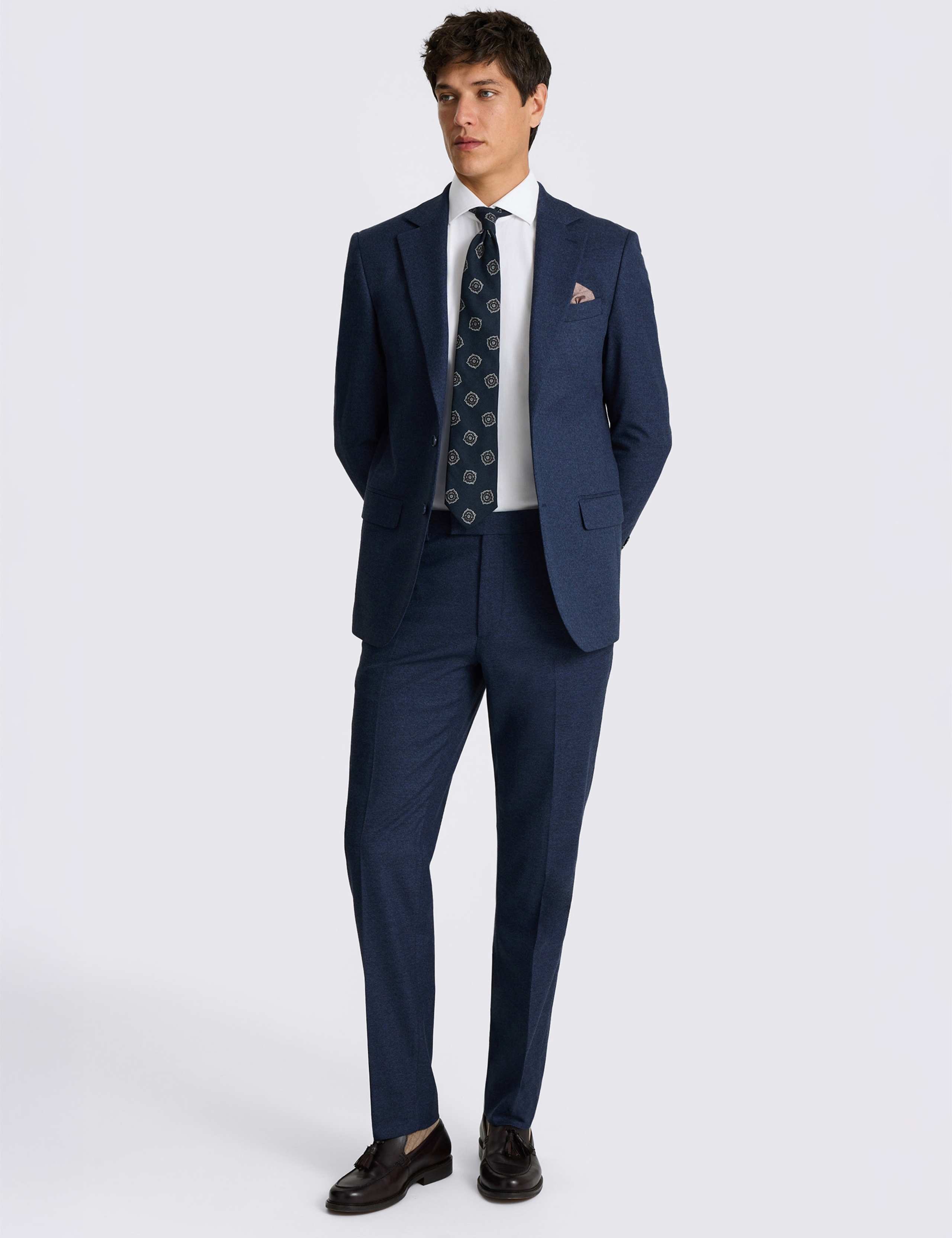 Tailored Fit Flannel Suit Jacket 3 of 6