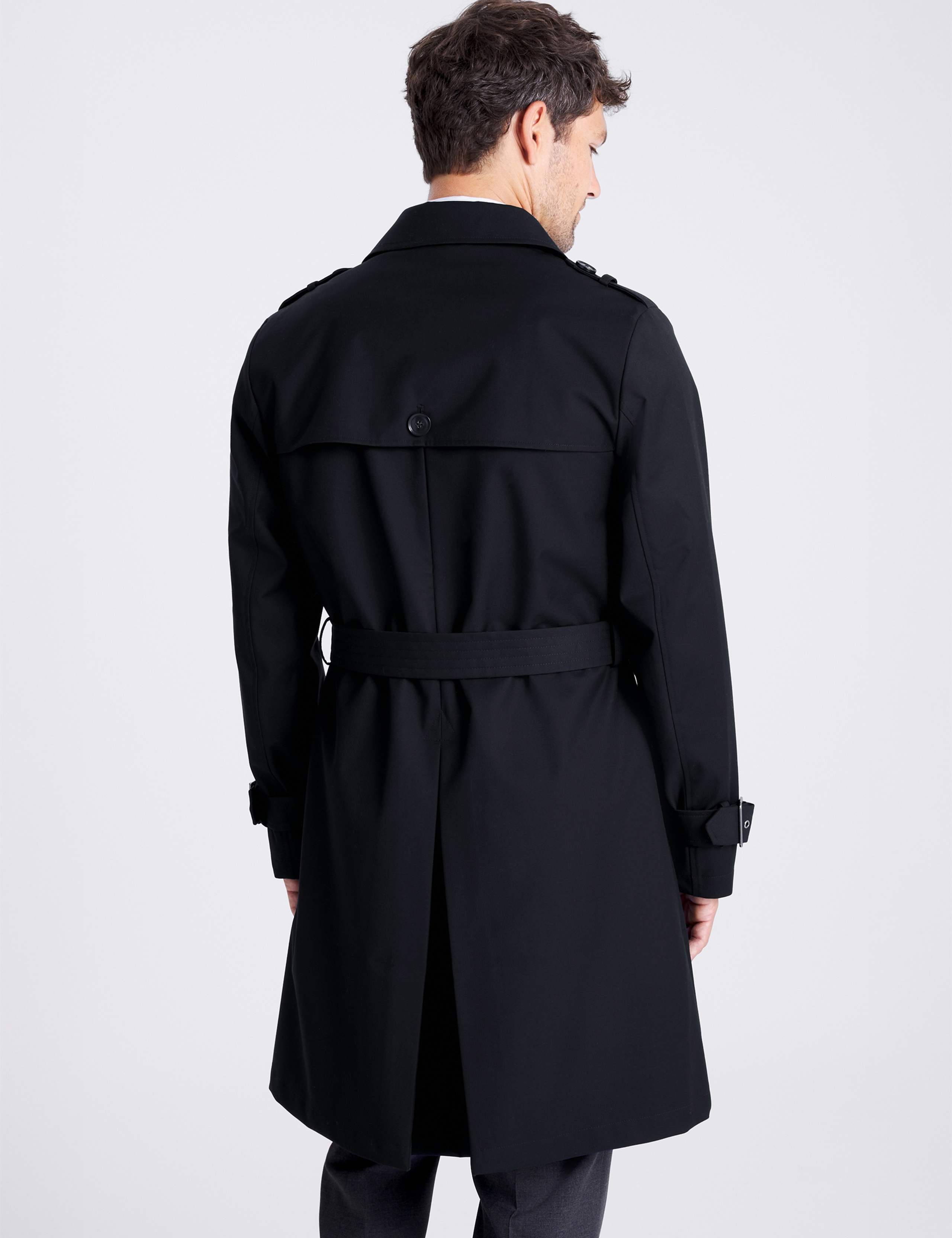 Regular Fit Collared Trench Coat 3 of 5