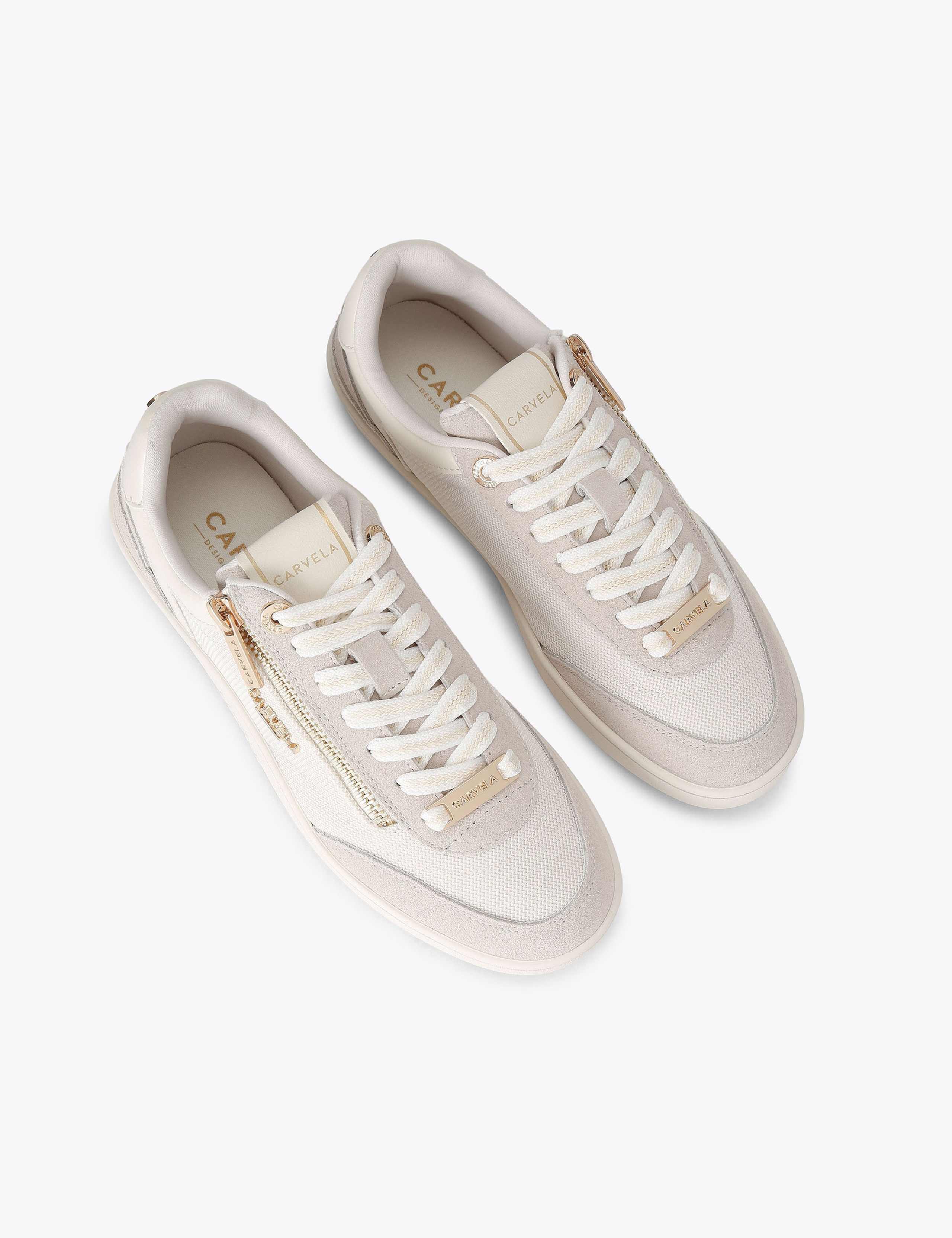 Regular Fit Suede Lace Up Trainers 2 of 5