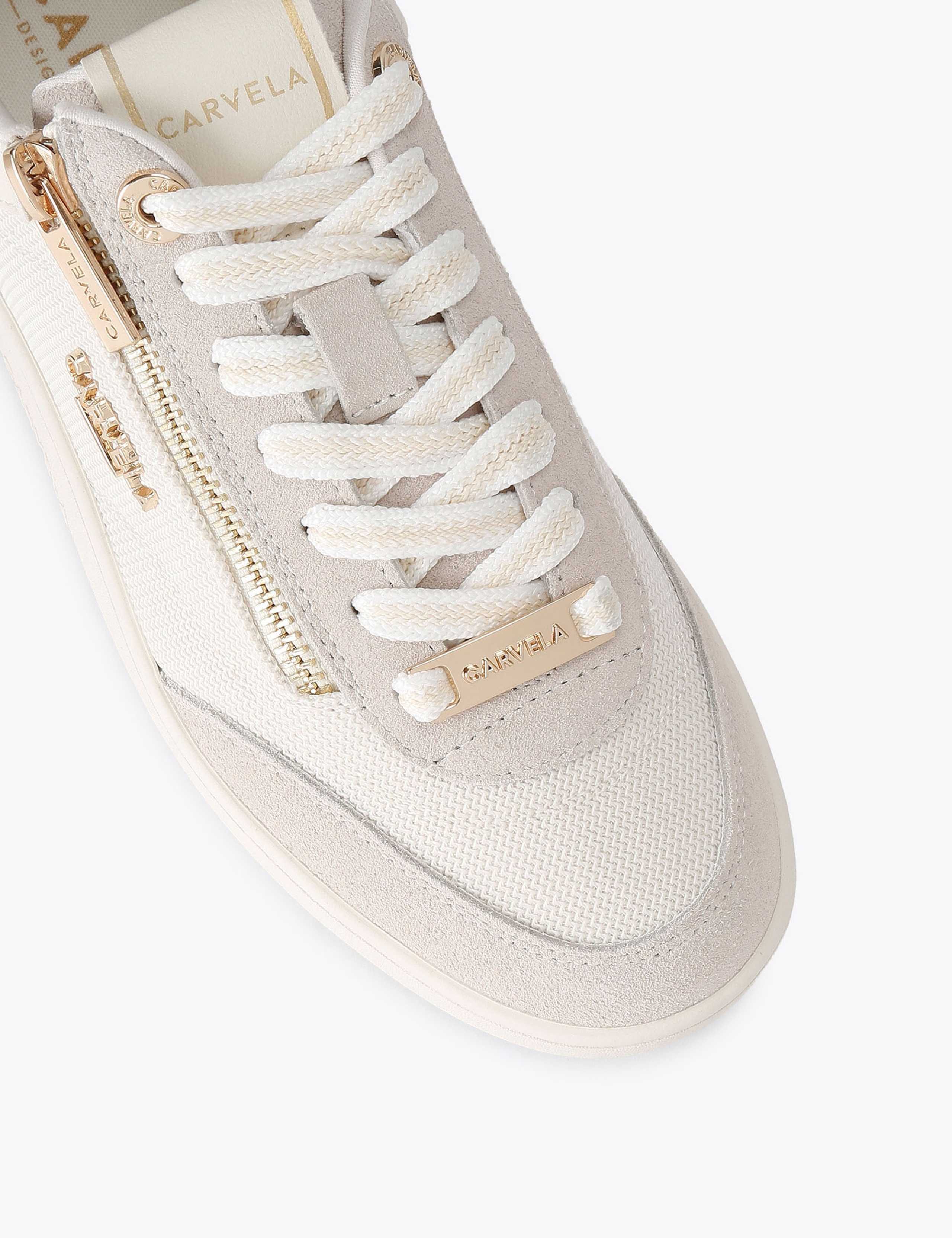 Regular Fit Suede Lace Up Trainers 3 of 5