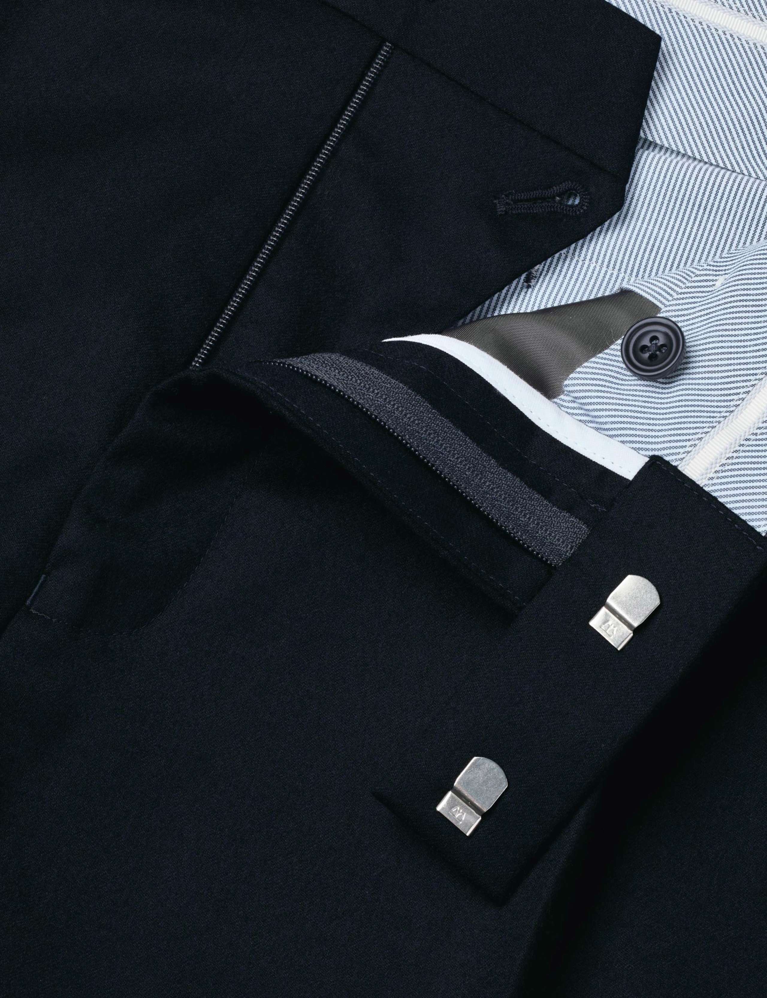Slim Fit Wool Rich Flannel Trousers 5 of 5