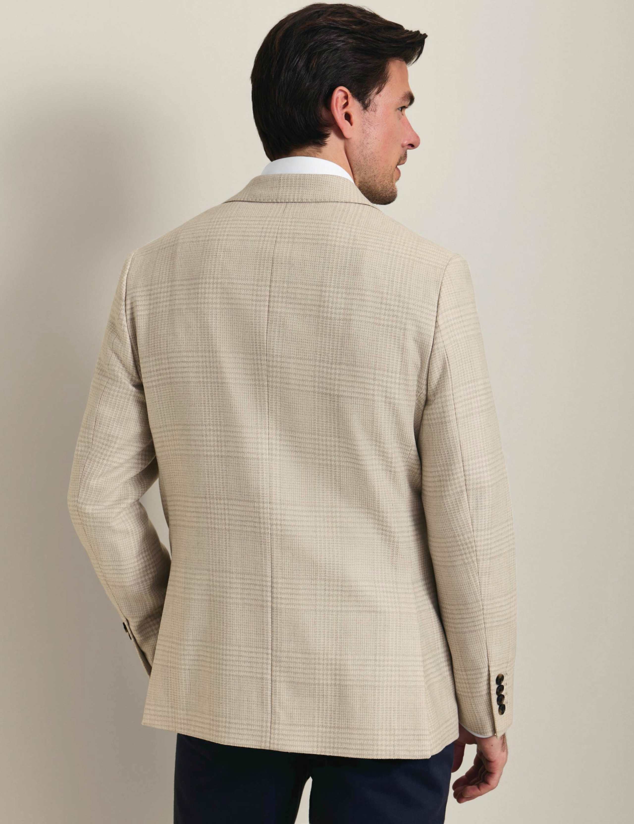 Slim Fit Wool Rich Check Blazer 4 of 7